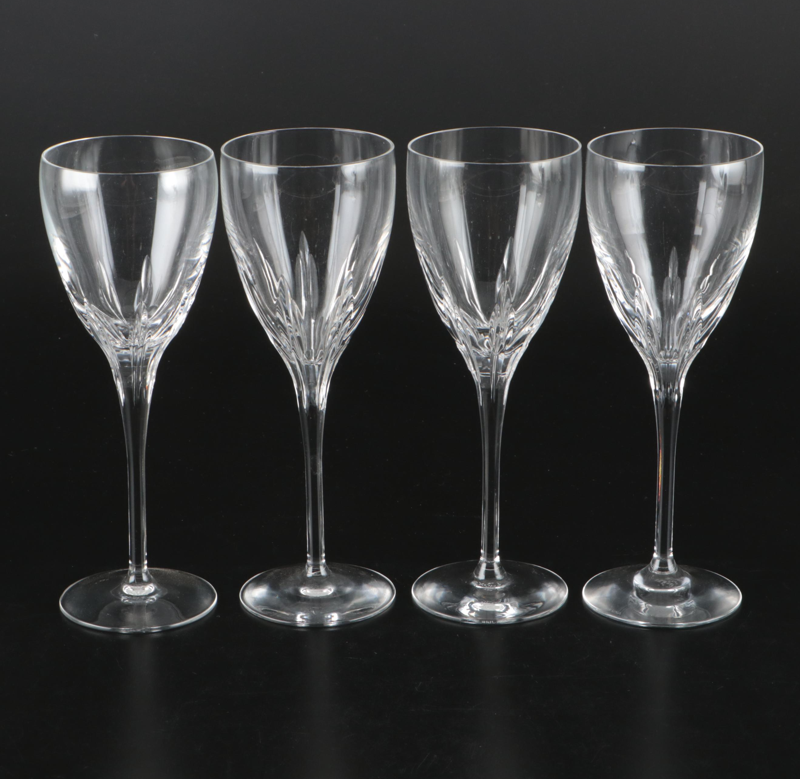 Lenox Crystal "Firelight" and Mikasa "Park Lane" Wine Glasses