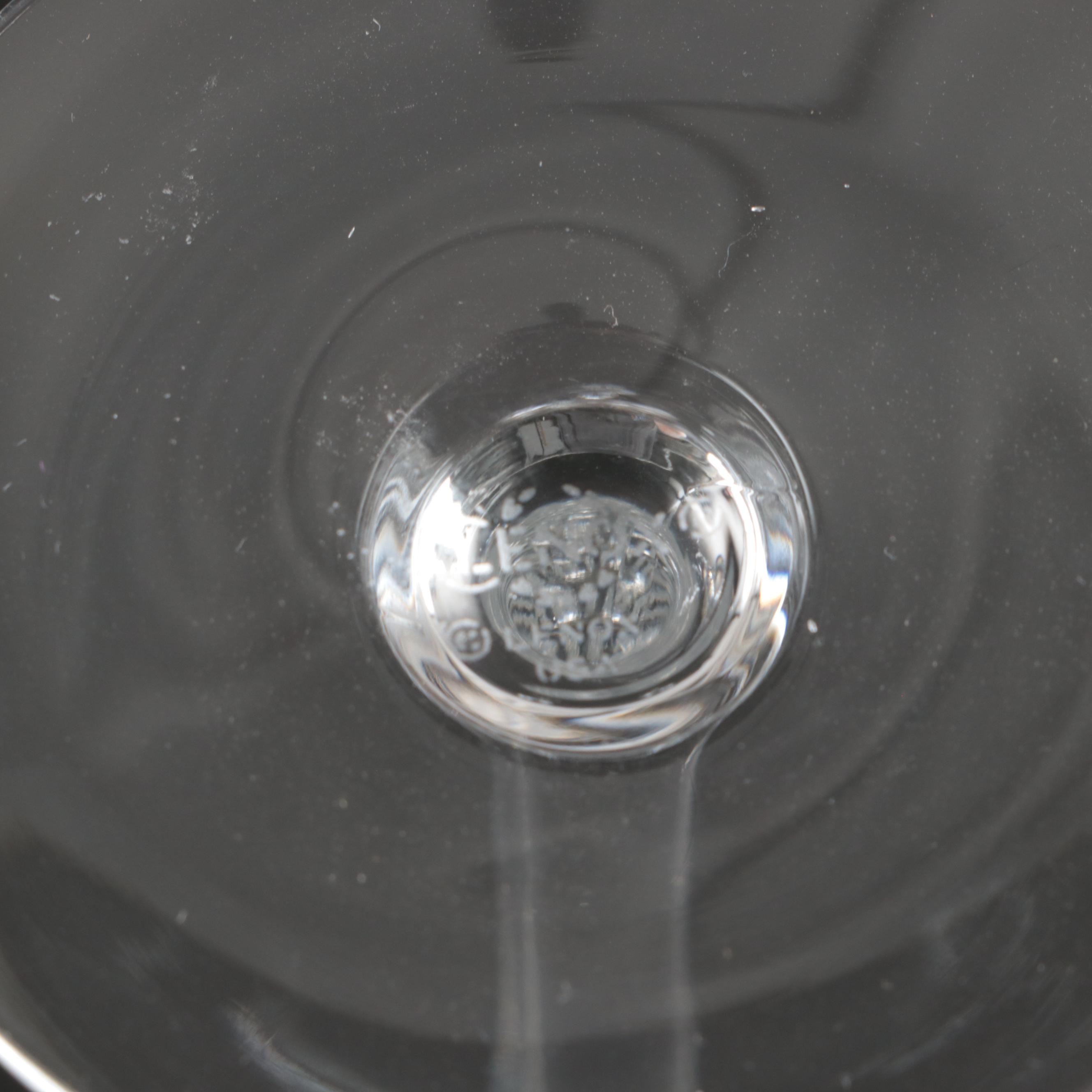 Lenox Crystal "Firelight" and Mikasa "Park Lane" Wine Glasses