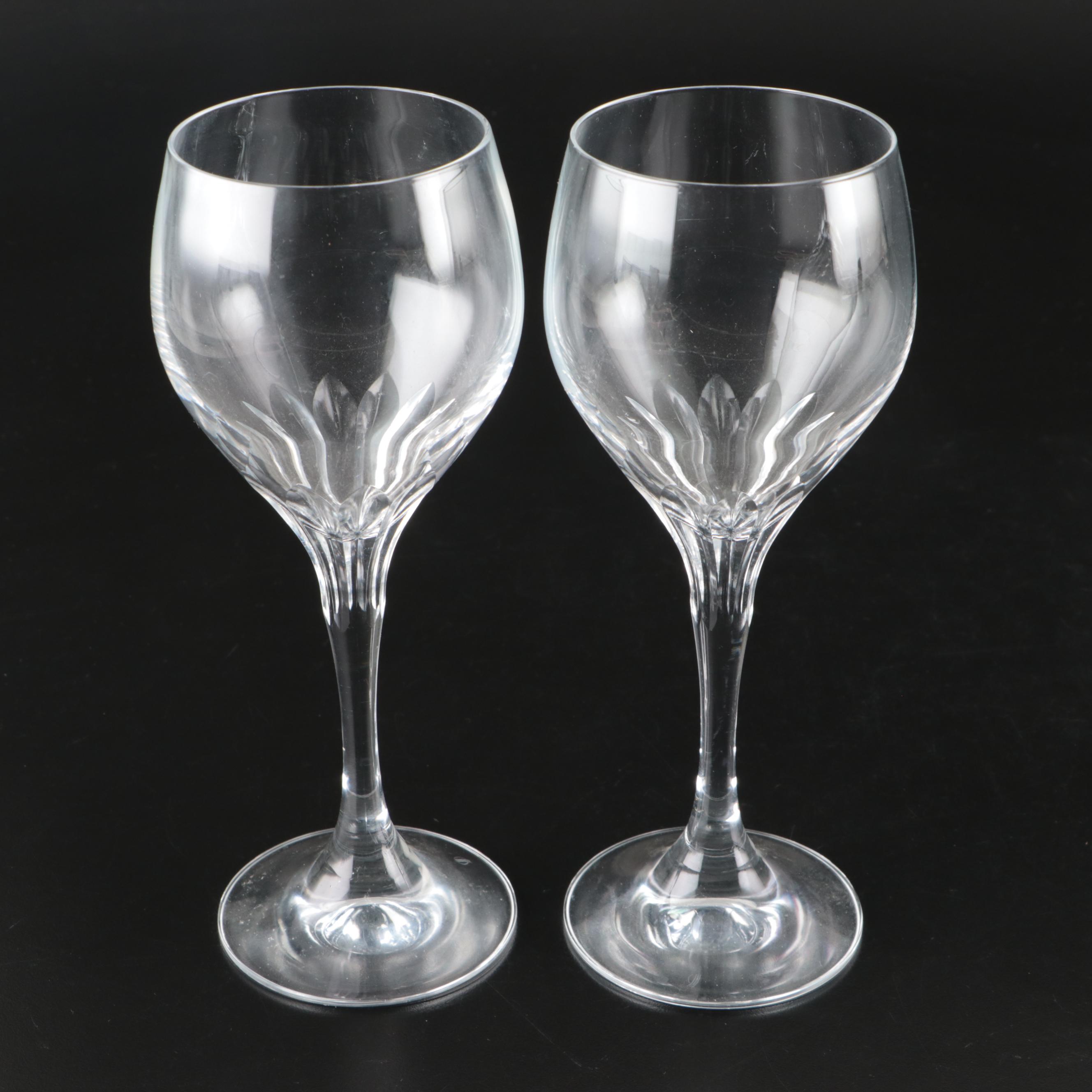 Lenox Crystal "Firelight" and Mikasa "Park Lane" Wine Glasses