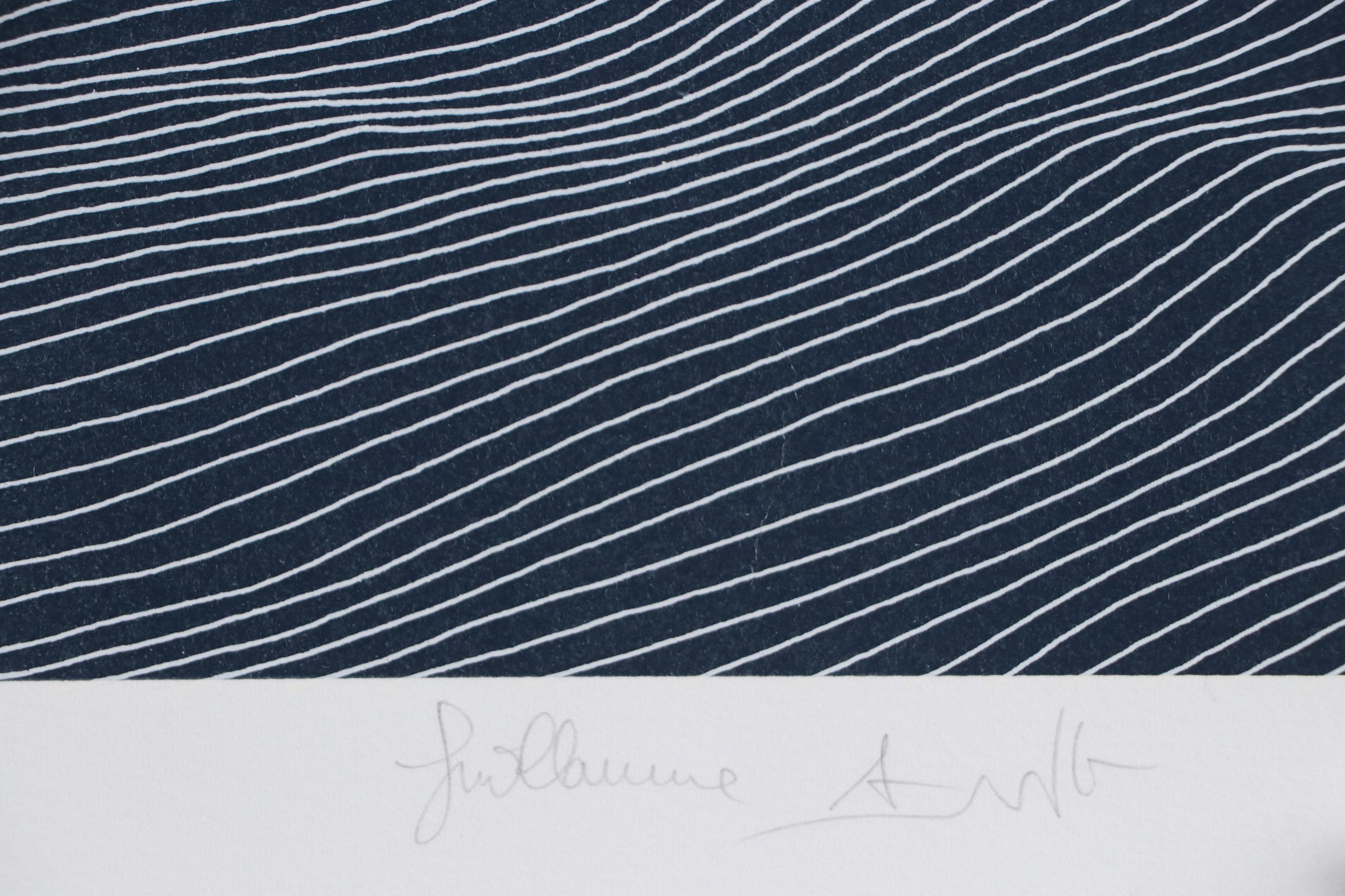 Guillaume Azoulay Surrealist Silkscreen "Nittany Lion," 1986