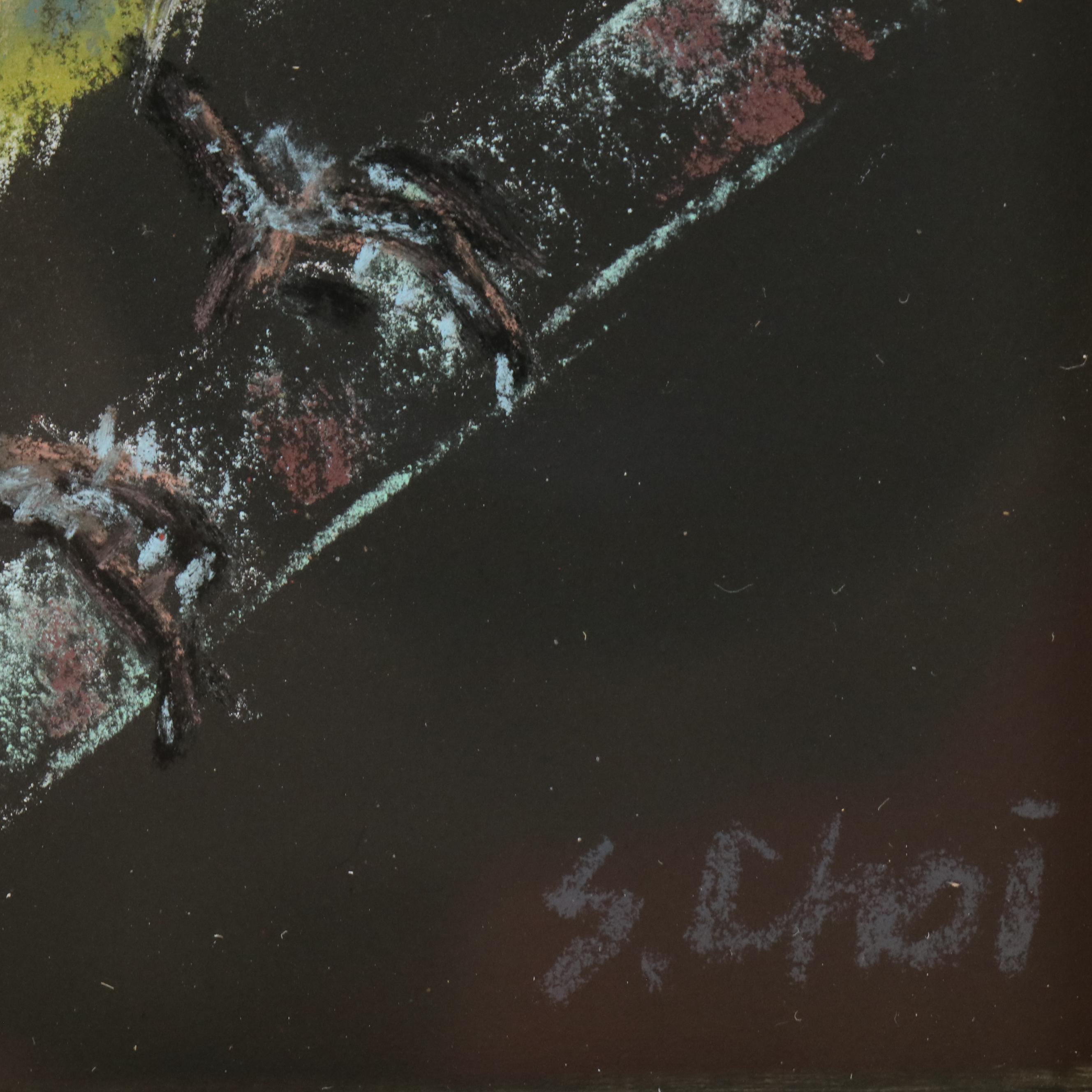 Sunkyung Choi Pastel Drawing of Bird, 21st Century