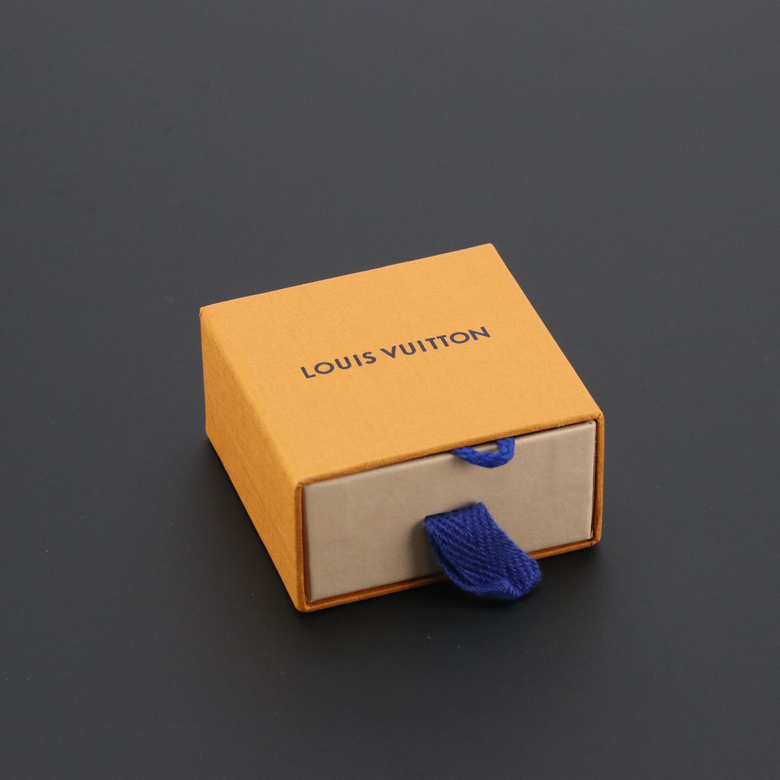 Louis Vuitton "LV Iconic" Crystal Earrings in Box