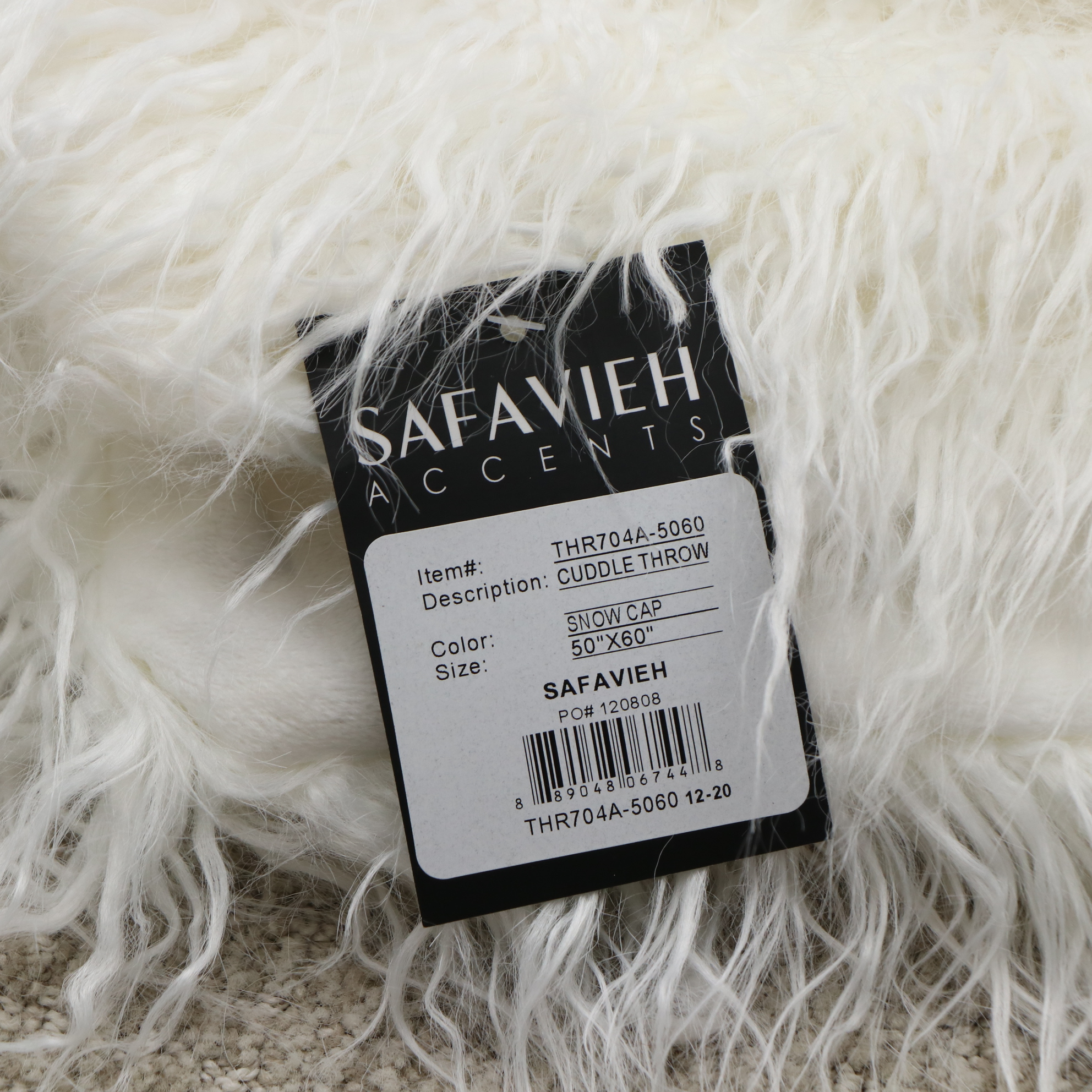 Safavieh "Cuddle" Faux Fur Throw, Surya Sheepskin Pillows and More Pillows