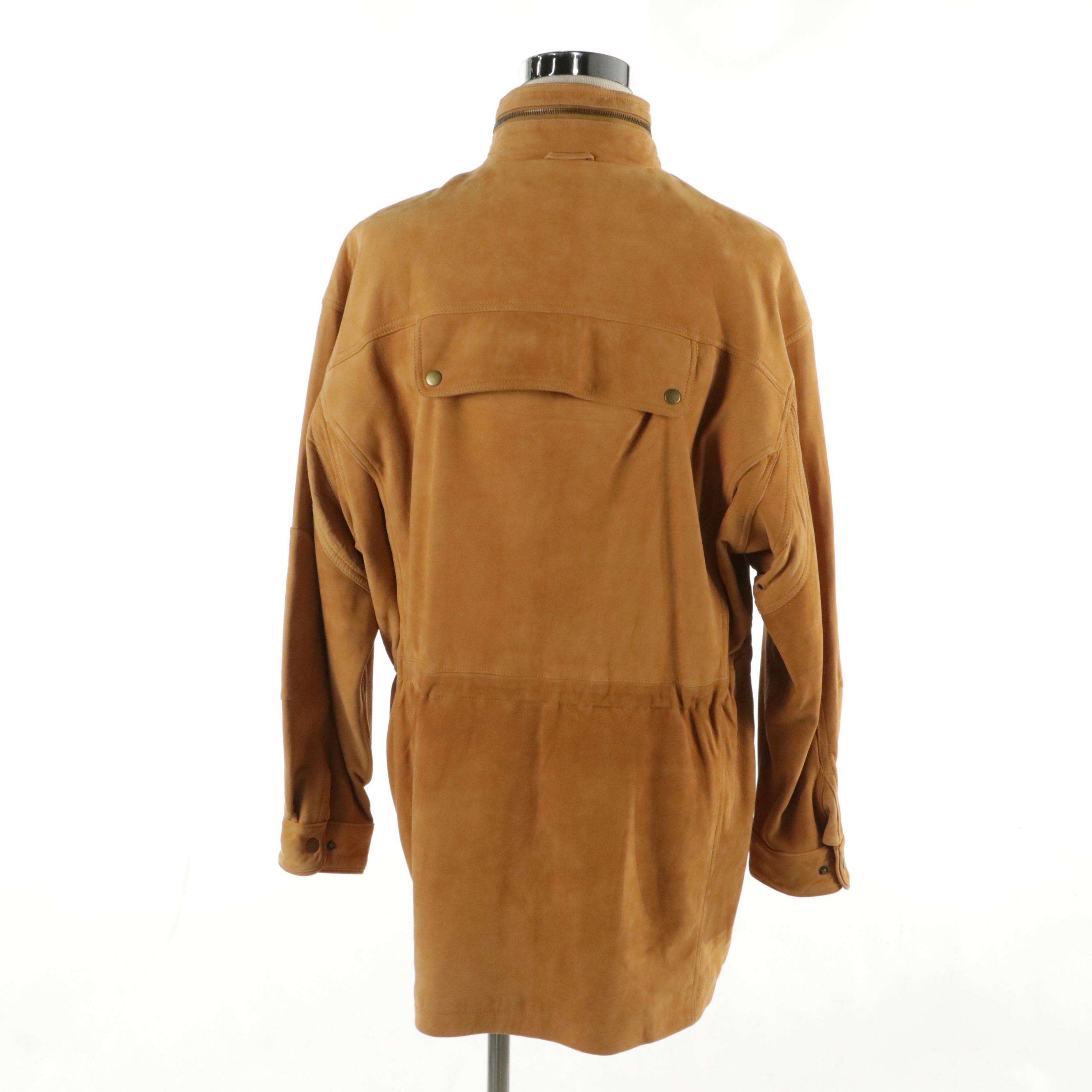 Men's Willis & Geiger Multi-Pocket Soft Suede Utility Jacket