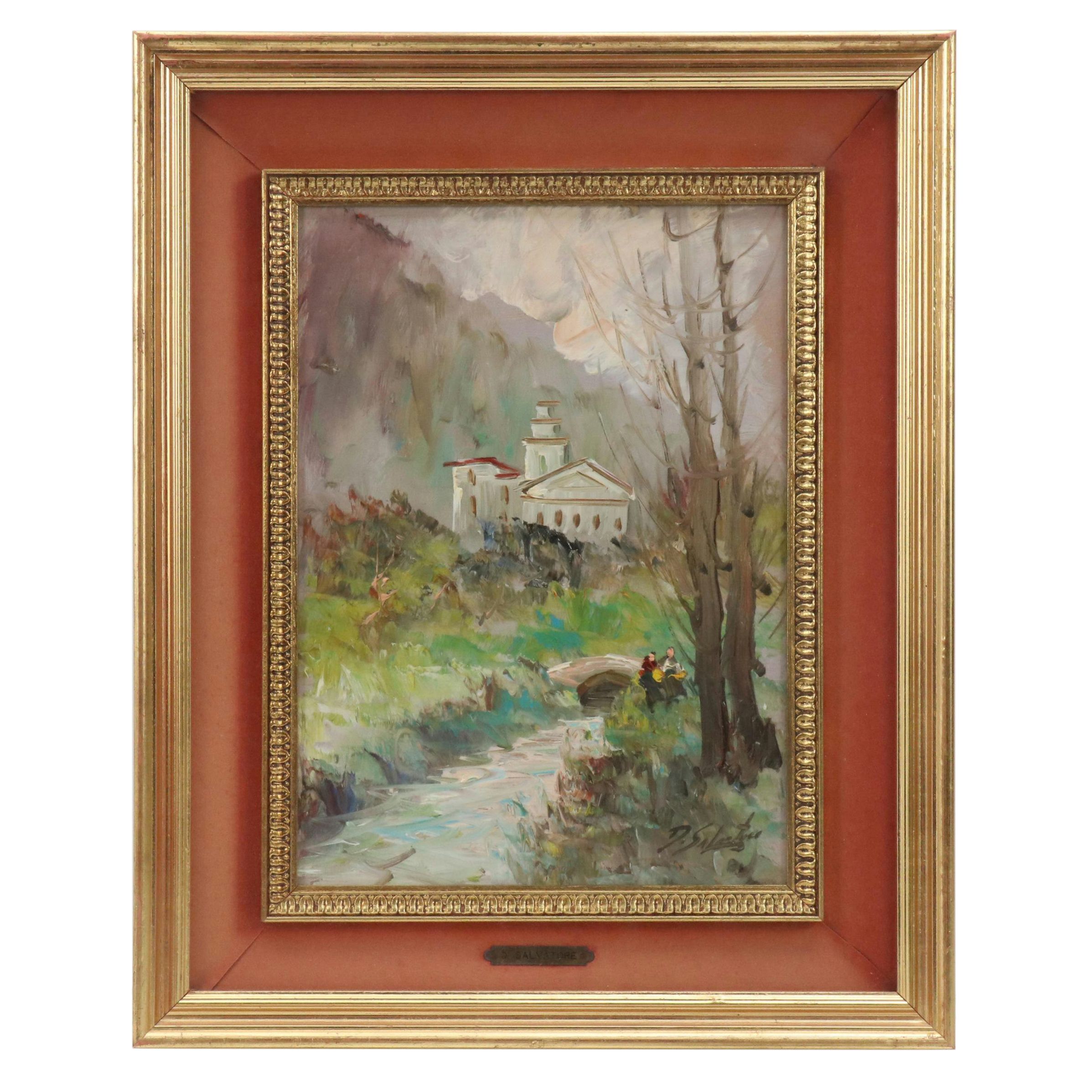 D. Salvatore Landscape Oil Painting