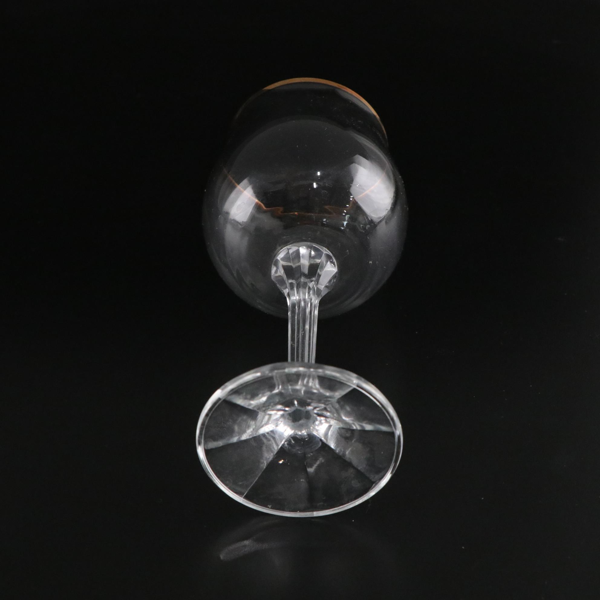 Bohemia Crystal-Crystalex "Geneve" Water Goblet and Other Holiday Crystal Wares