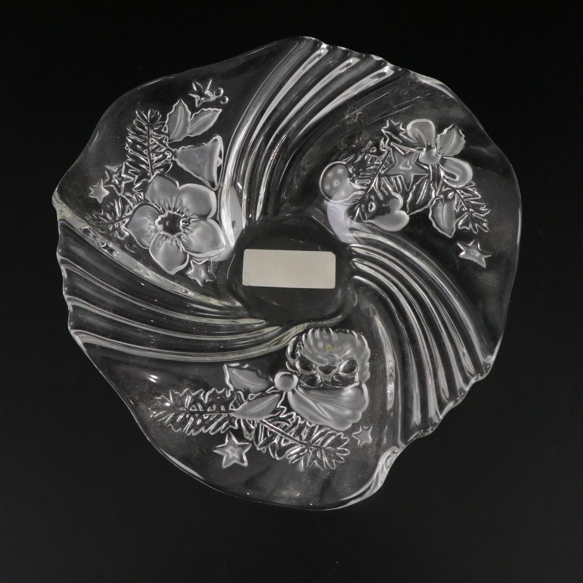 Bohemia Crystal-Crystalex "Geneve" Water Goblet and Other Holiday Crystal Wares