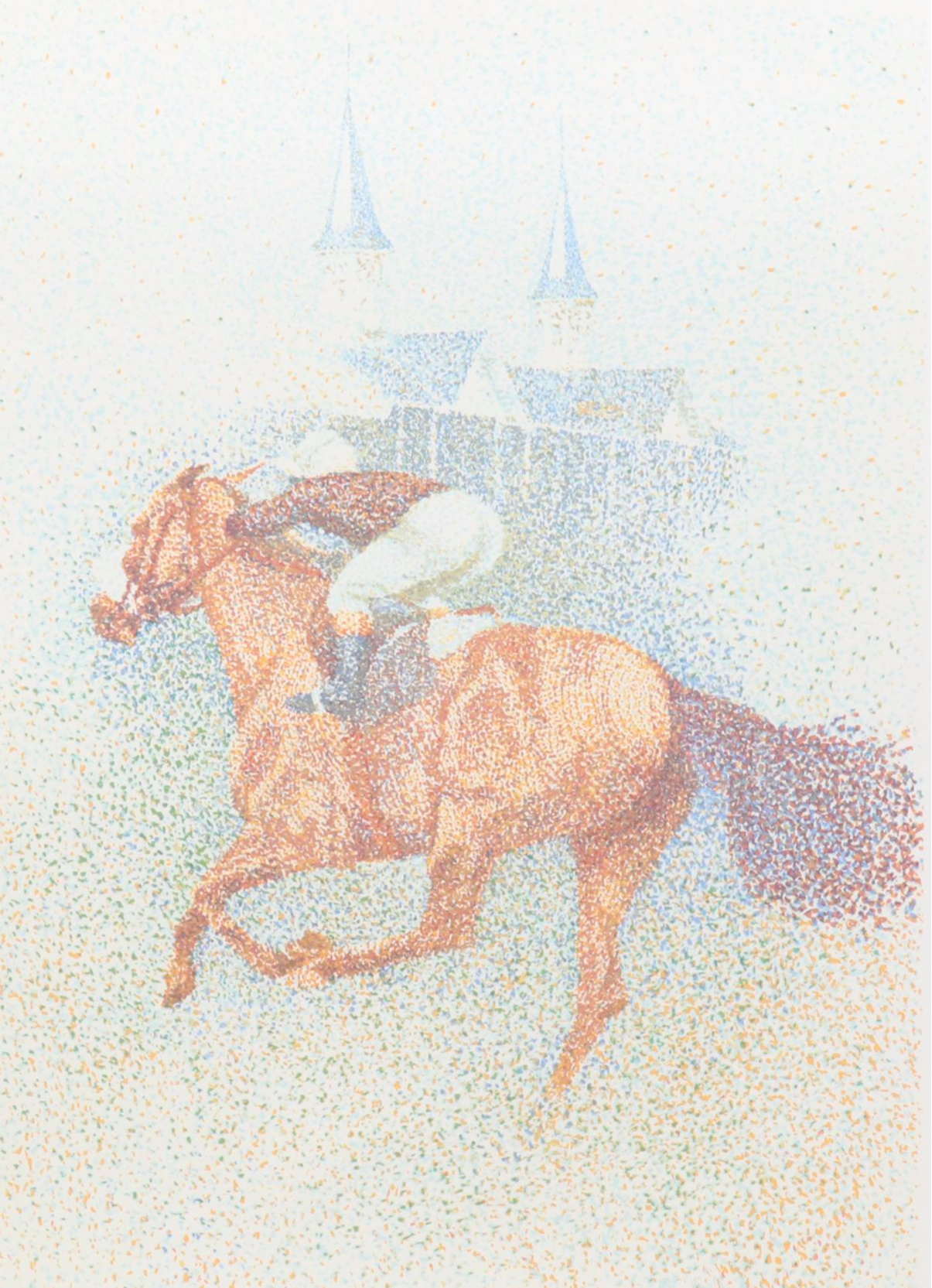 Guillaume Azoulay Serigraph "Twin Spires"
