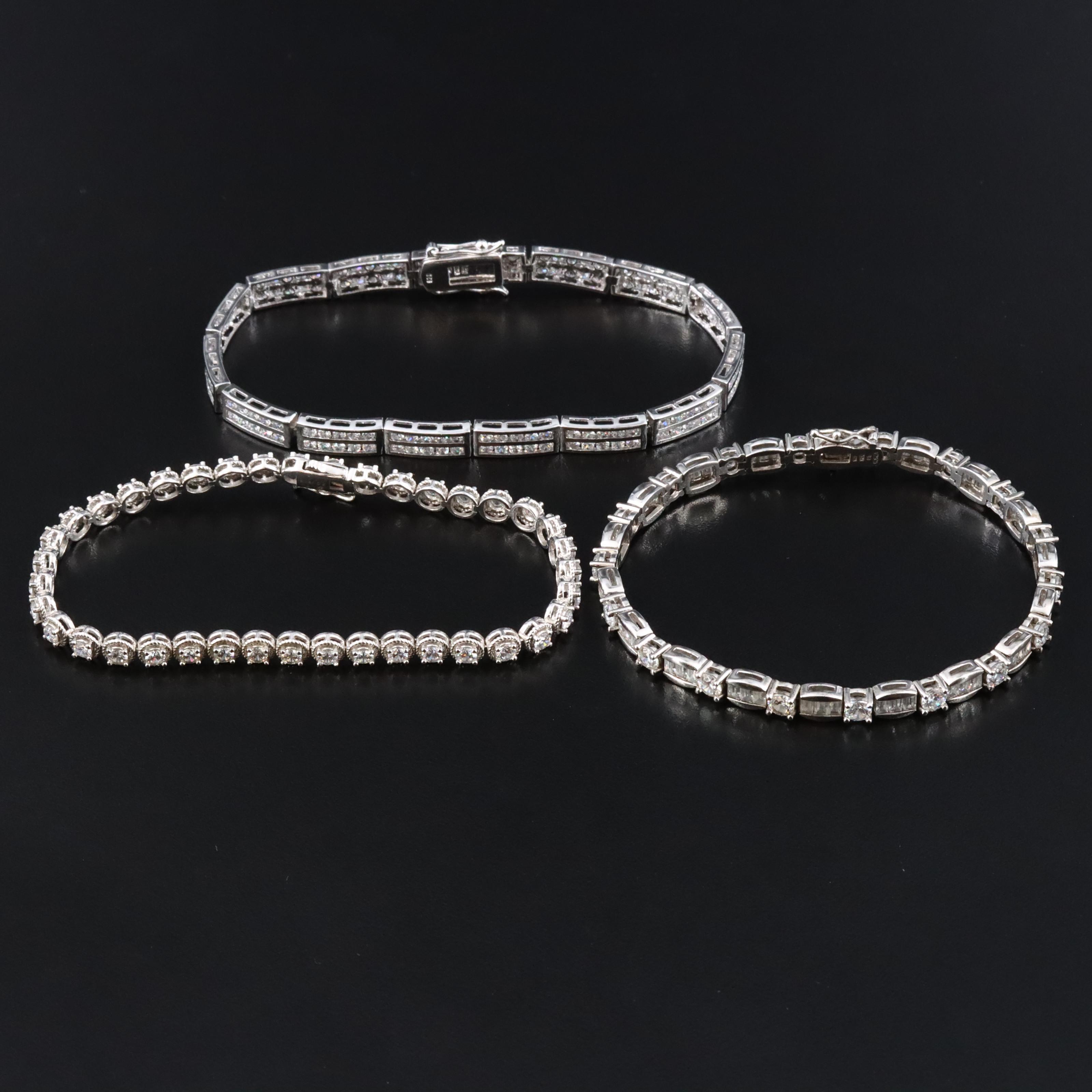 Sterling CZ Bracelets