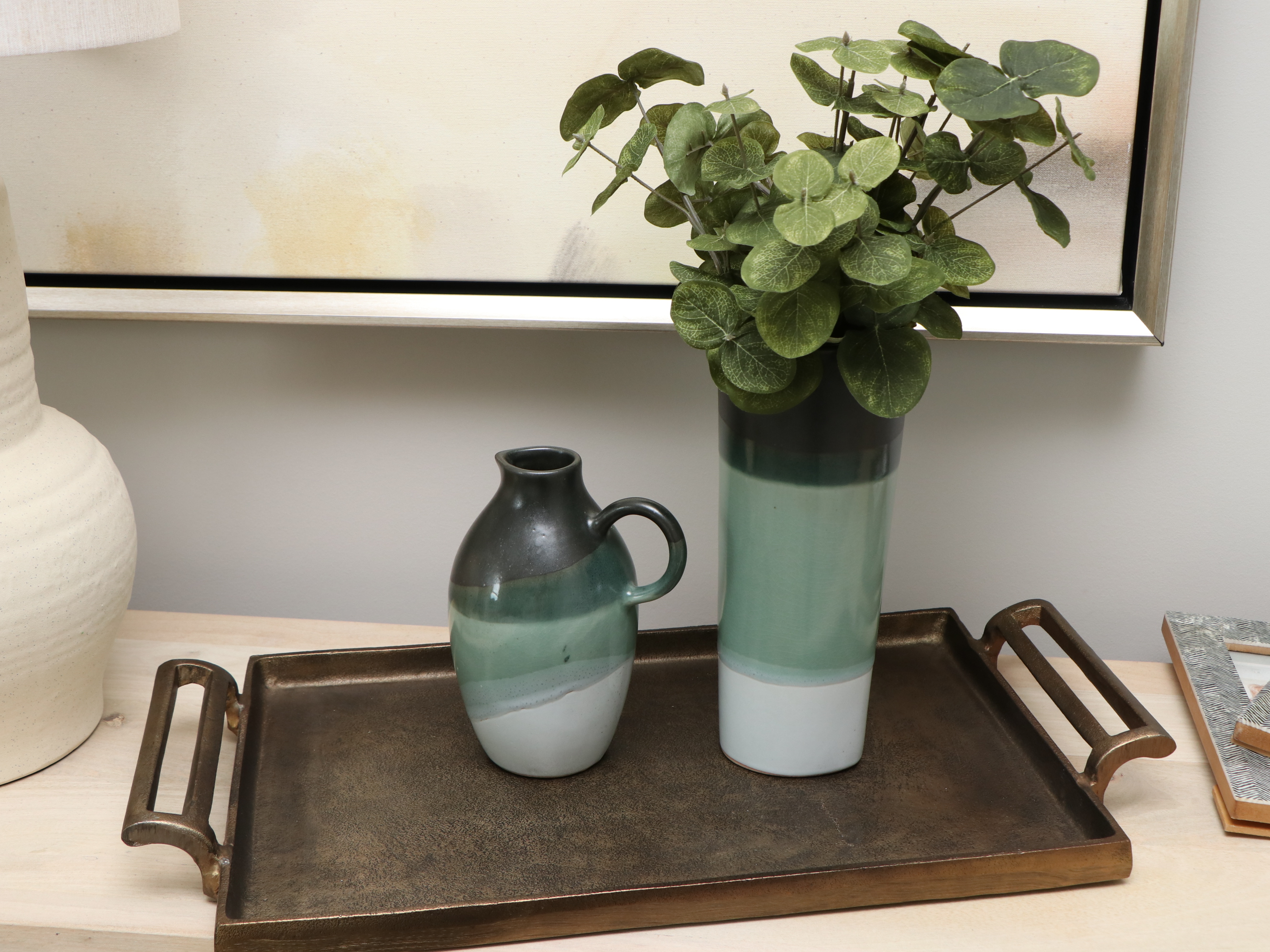 Pottery Barn Gold Tone Metal Tray, "Picasso & Apollinaire" Books, and More Décor