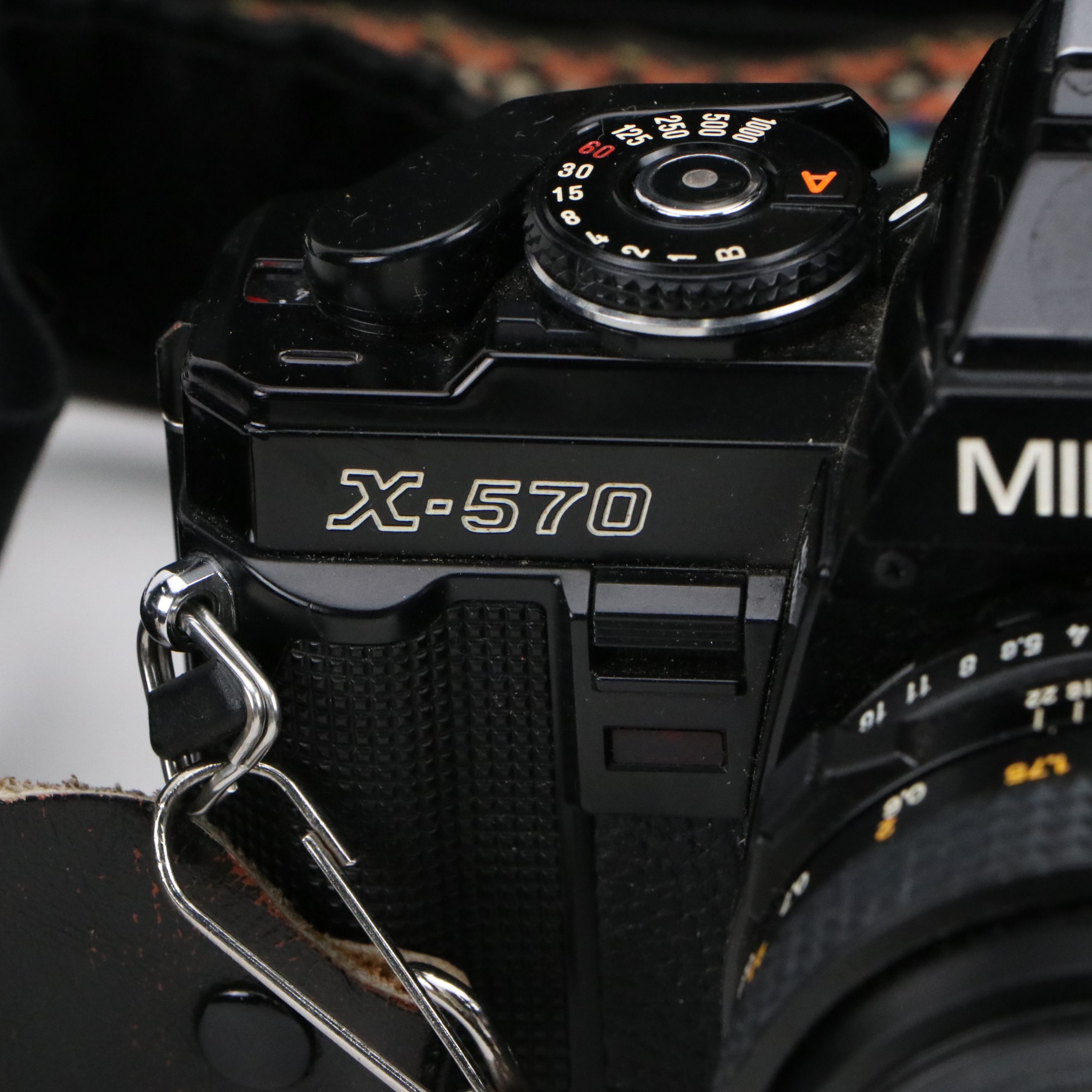 Minolta X-570 35mm Film Camera with Pentax ME Super and Accessories