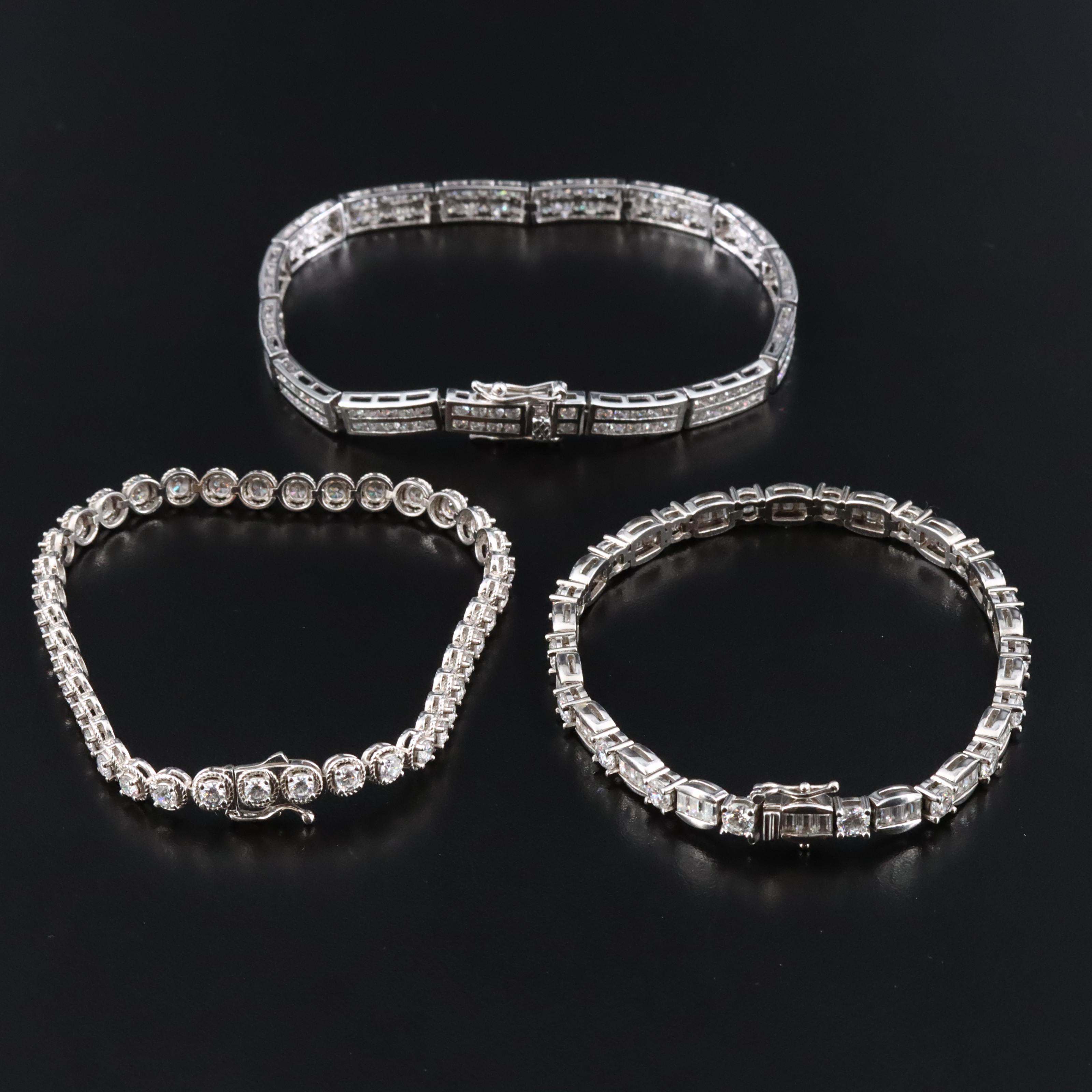 Sterling CZ Bracelets