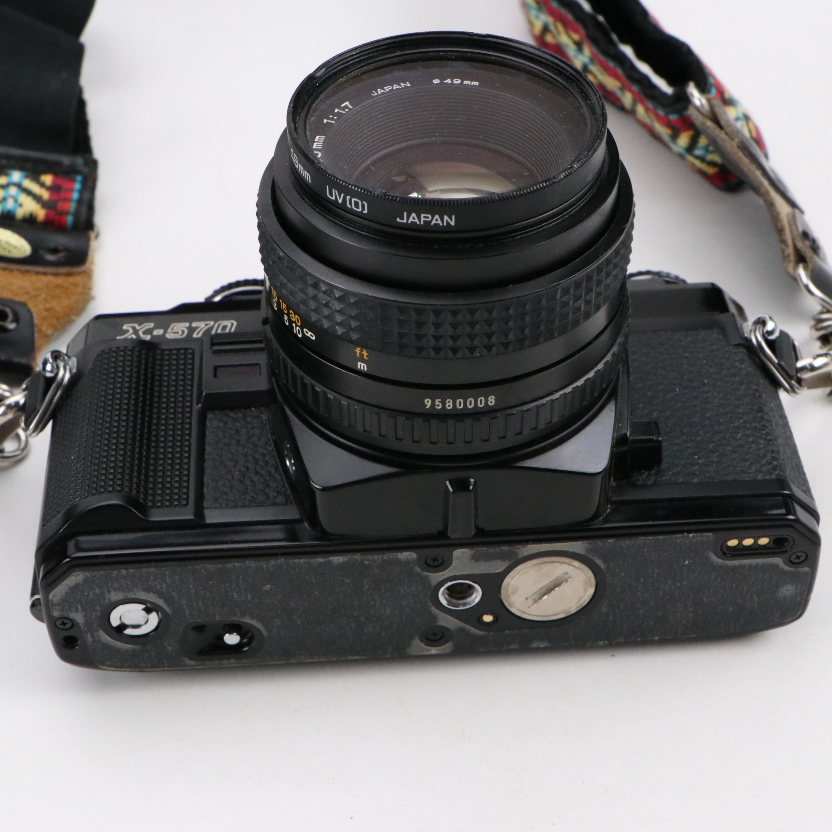 Minolta X-570 35mm Film Camera with Pentax ME Super and Accessories