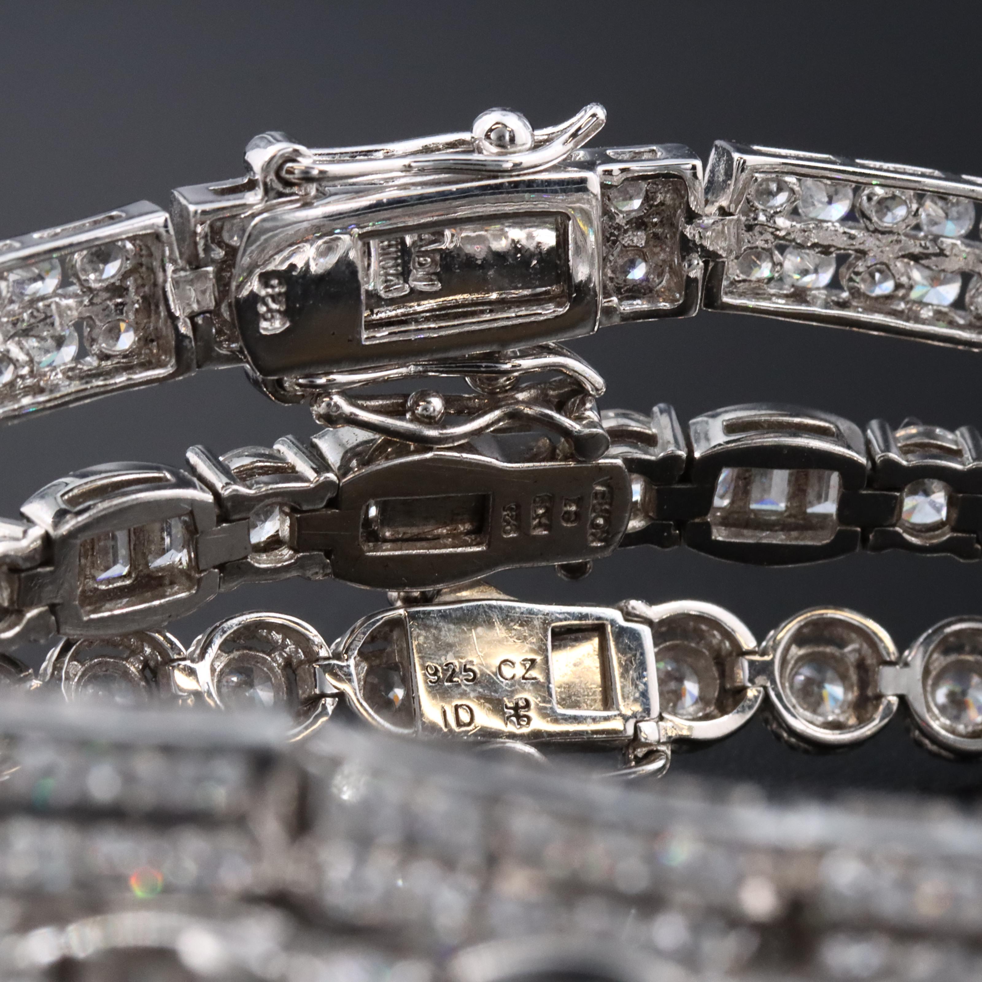 Sterling CZ Bracelets