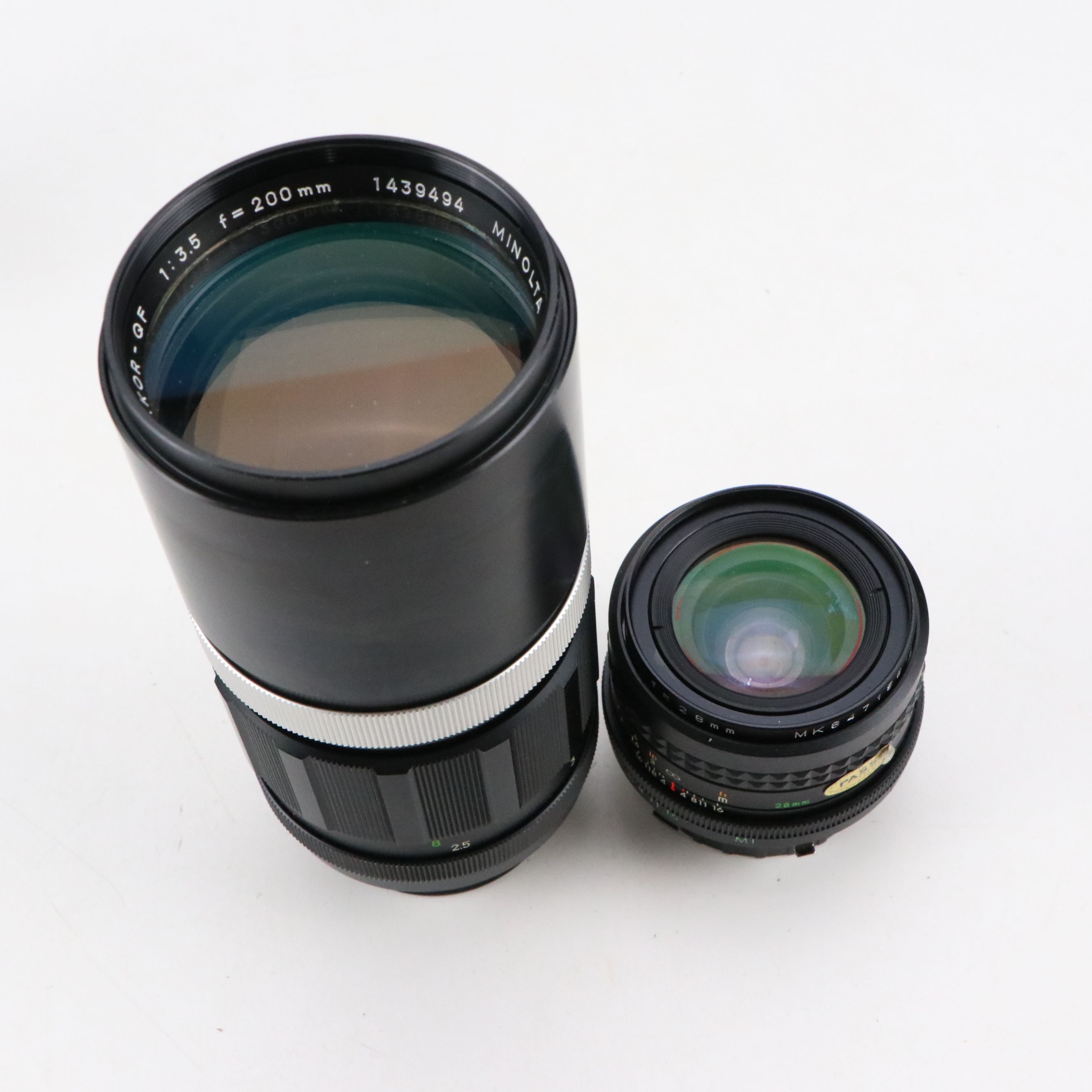 Minolta X-570 35mm Film Camera with Pentax ME Super and Accessories