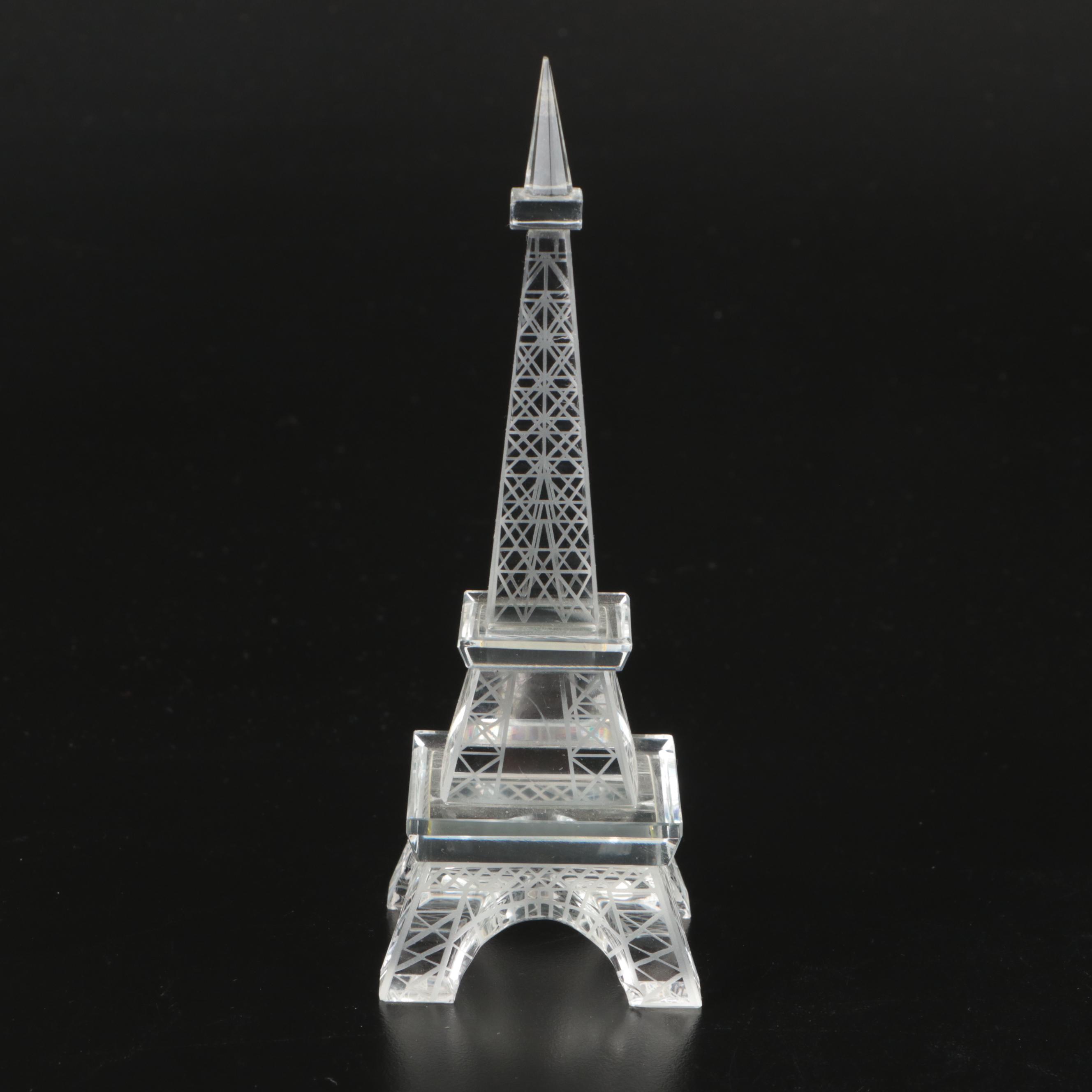 Waterford, Villeroy & Boch and Lenox Crystal Paperweights, Clock and Figurines