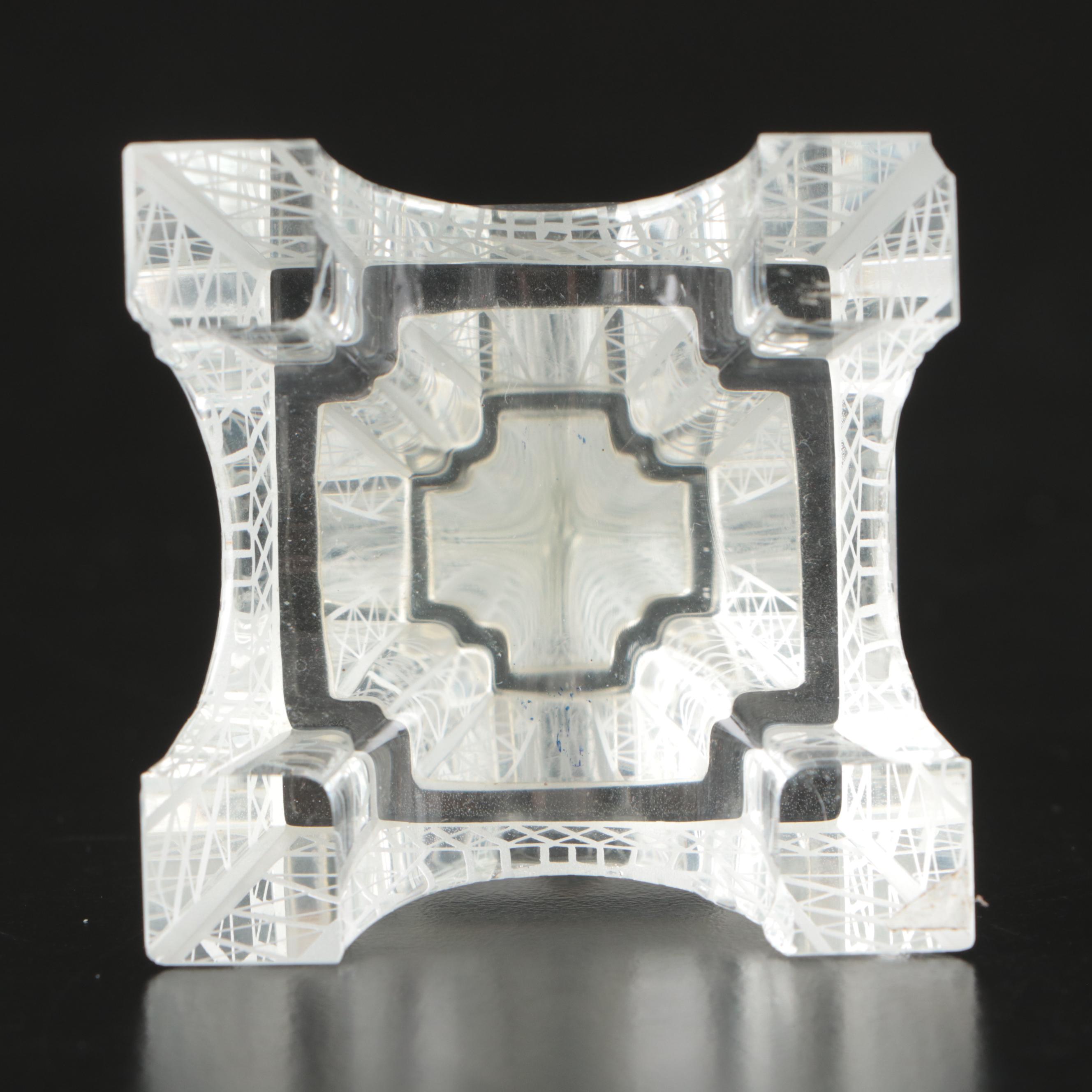 Waterford, Villeroy & Boch and Lenox Crystal Paperweights, Clock and Figurines