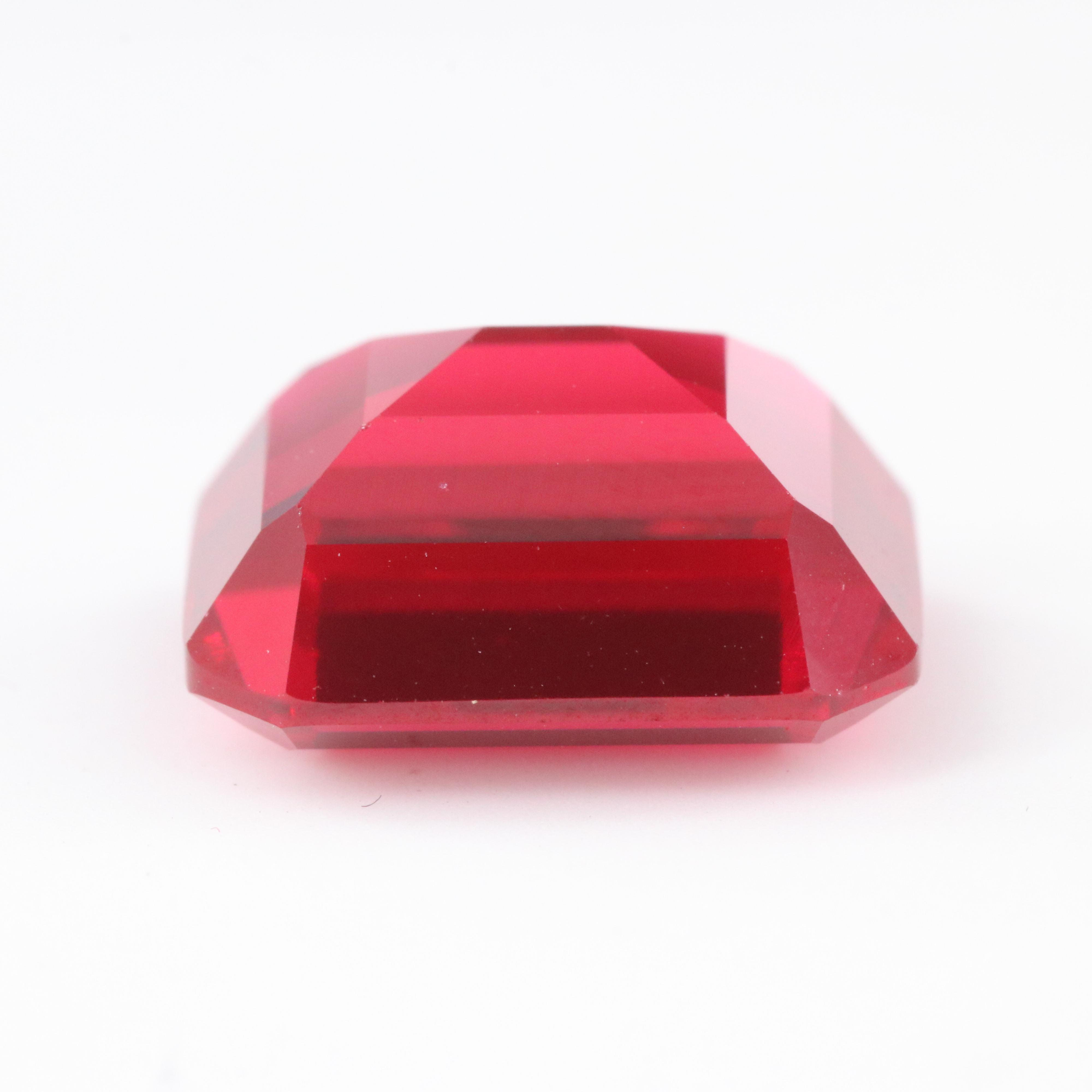 Loose 8.36 CT Lab Grown Ruby