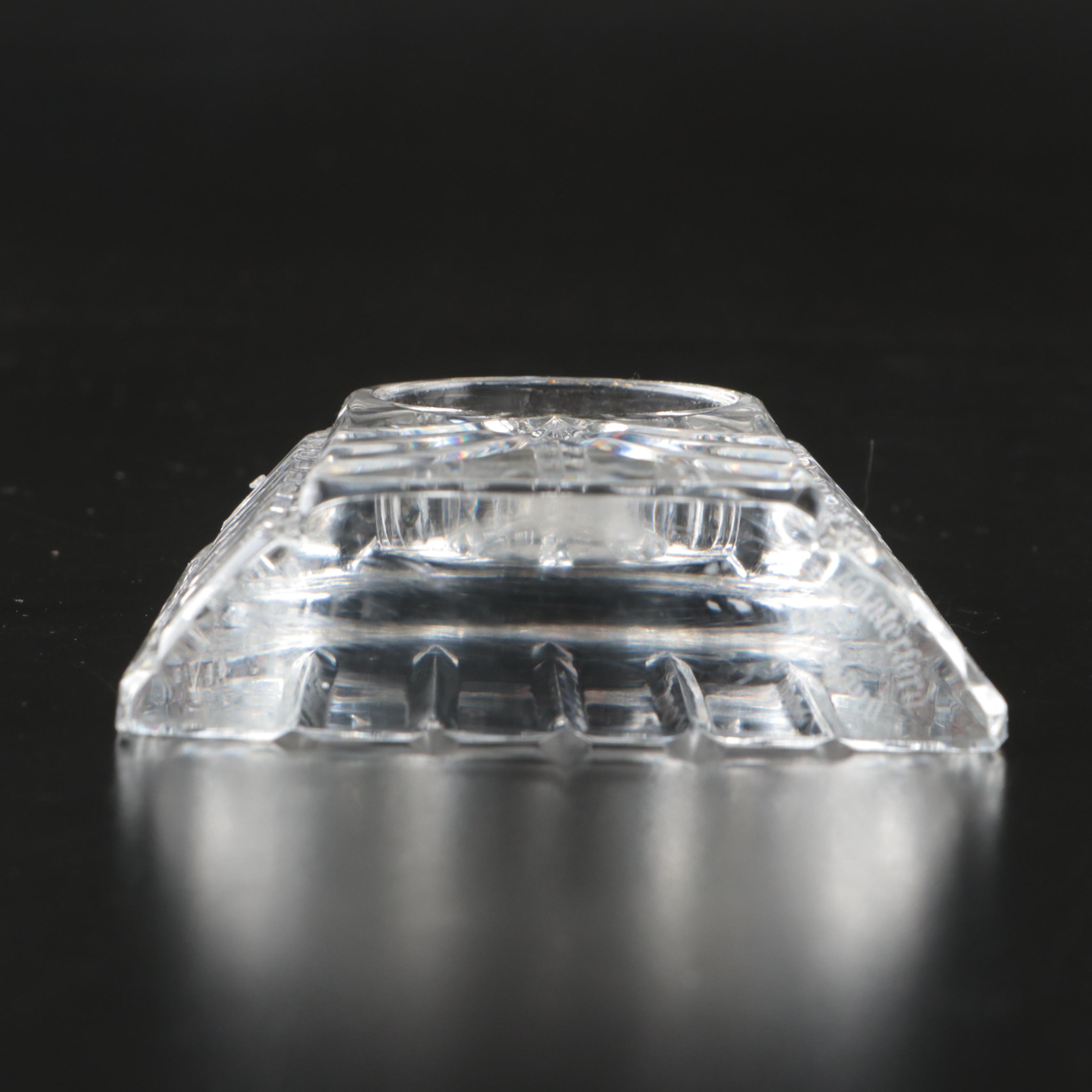 Waterford, Villeroy & Boch and Lenox Crystal Paperweights, Clock and Figurines