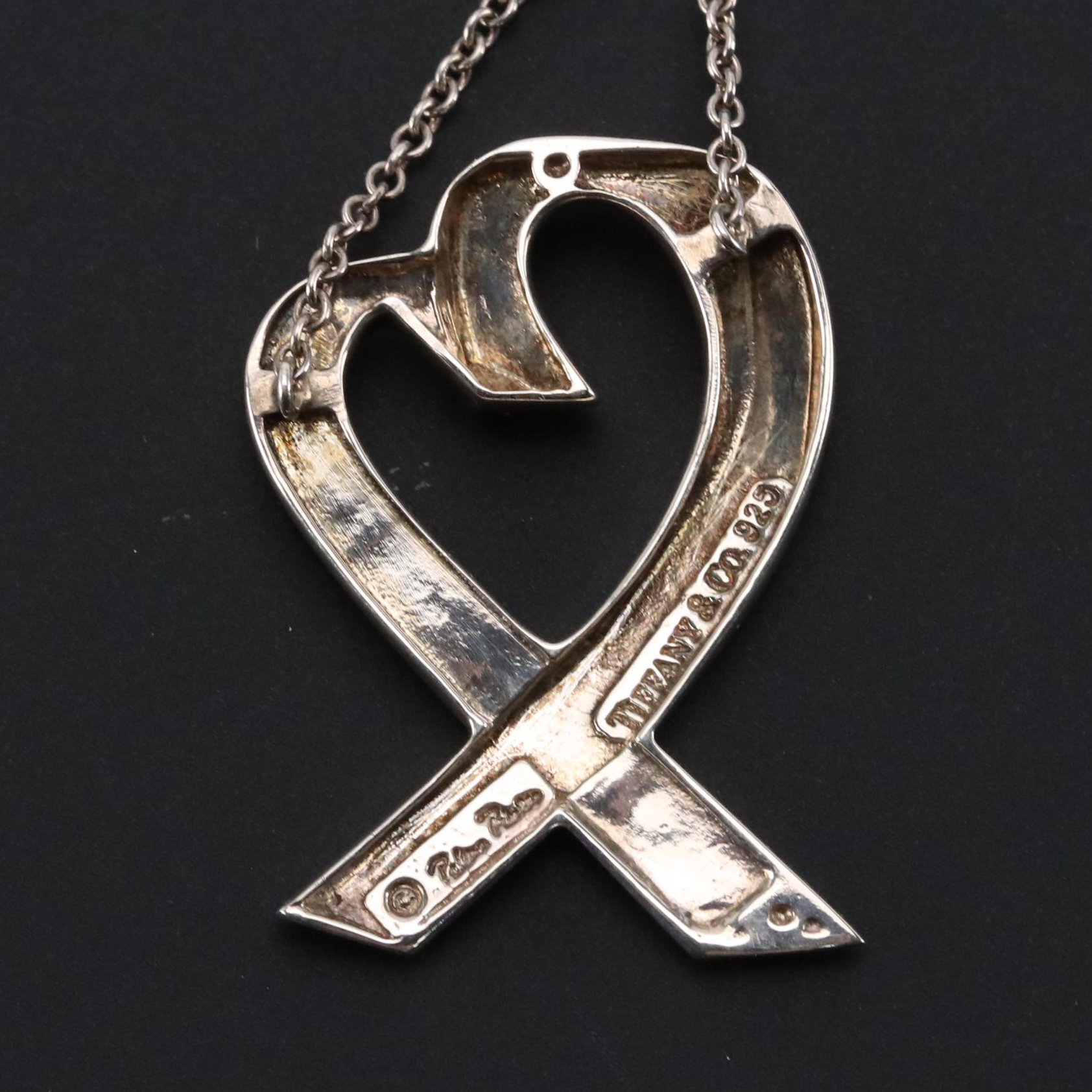 Paloma Picasso for Tiffany & Co. Sterling Large Loving Heart Necklace