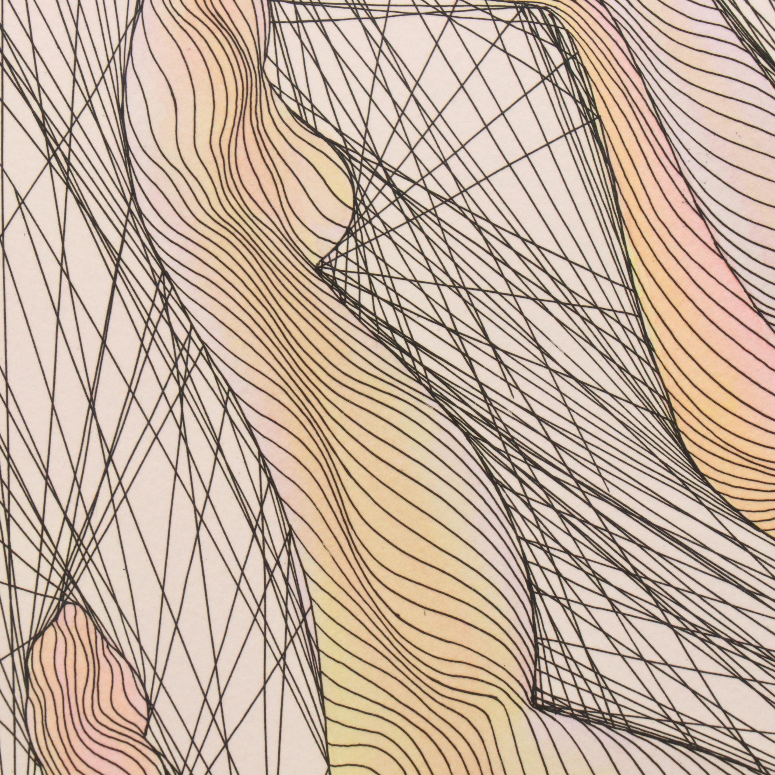 Guillaume Azoulay Etching "Primavera," 1989