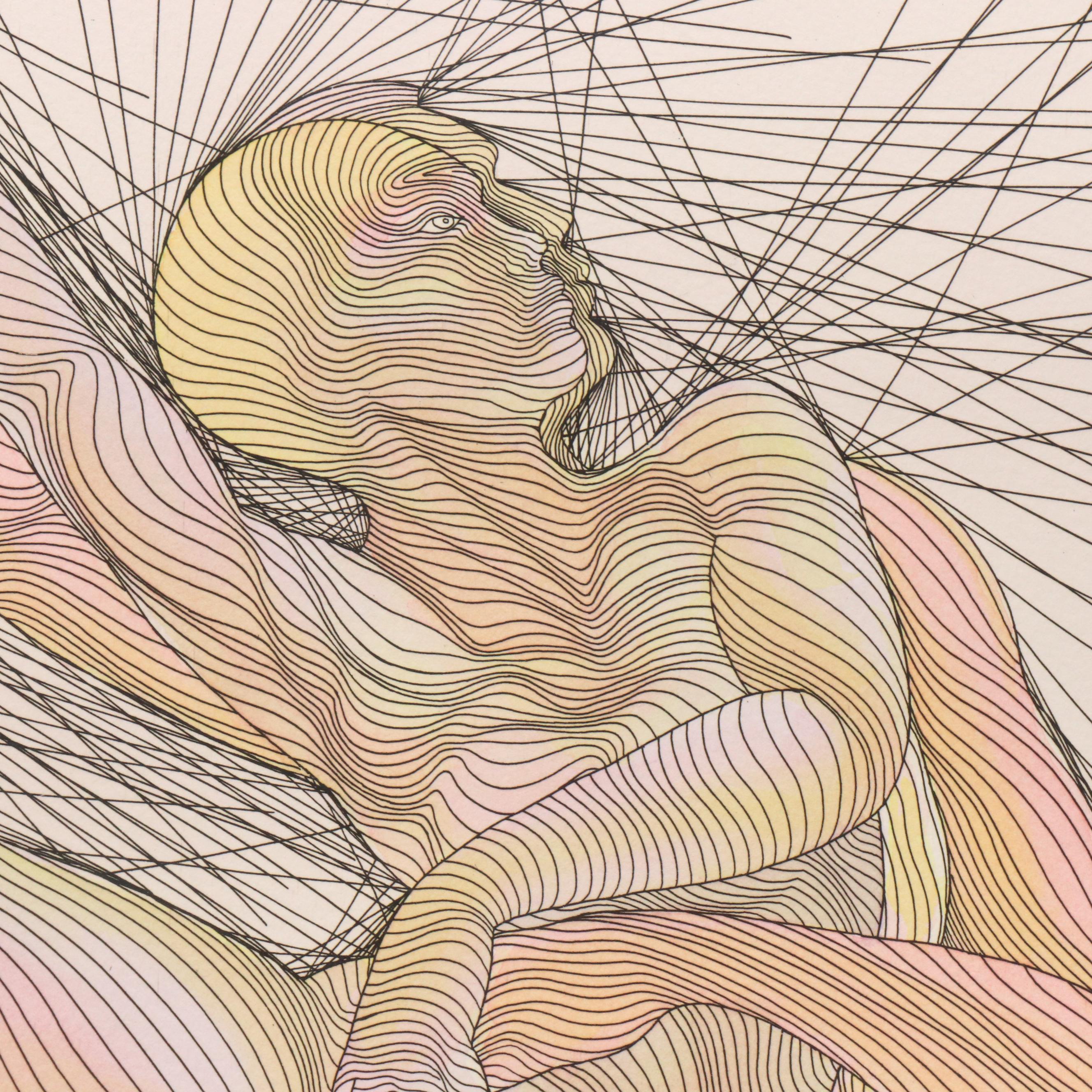 Guillaume Azoulay Etching "Primavera," 1989