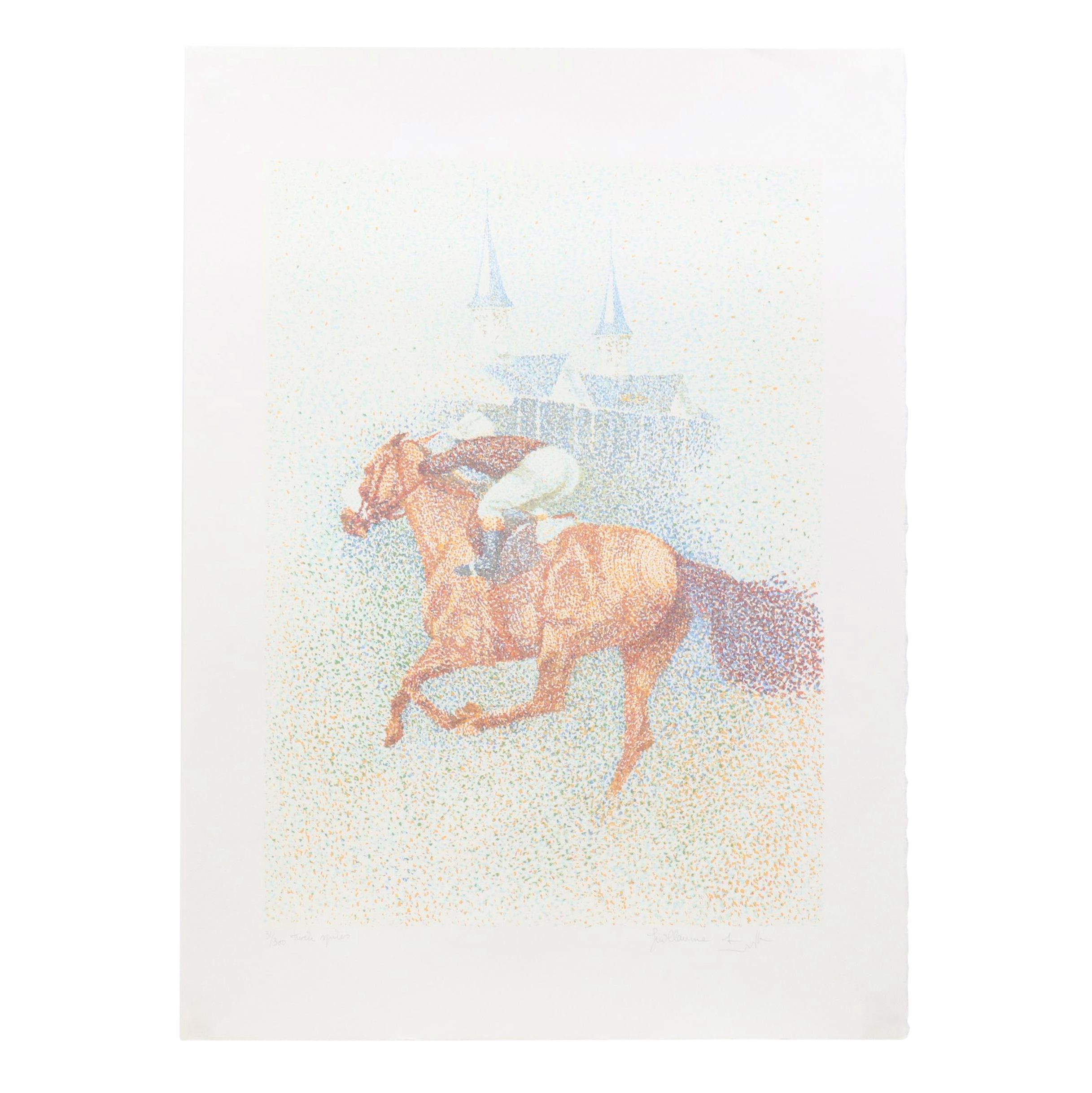 Guillaume Azoulay Serigraph "Twin Spires"