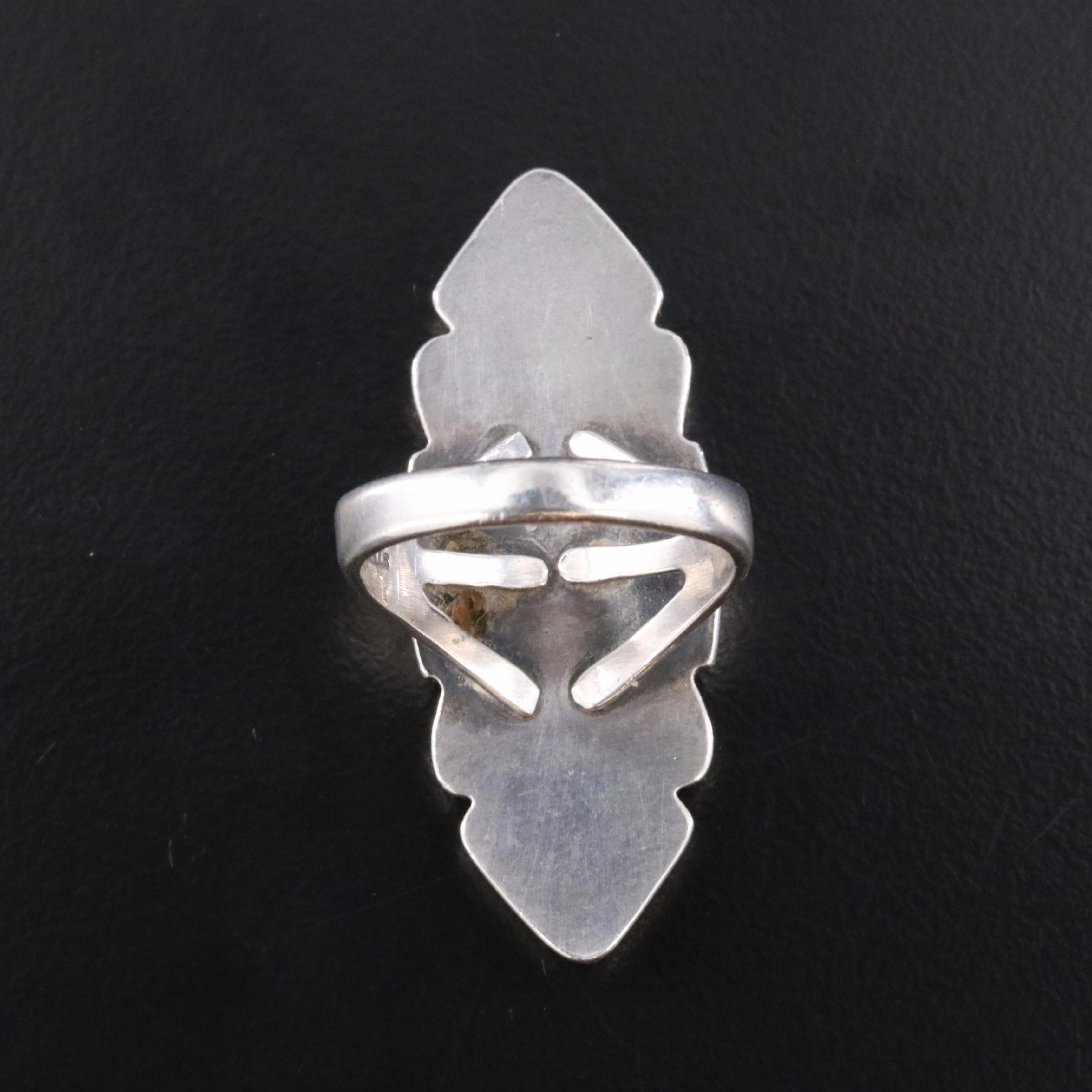 Southwestern Sterling Turquoise Ring