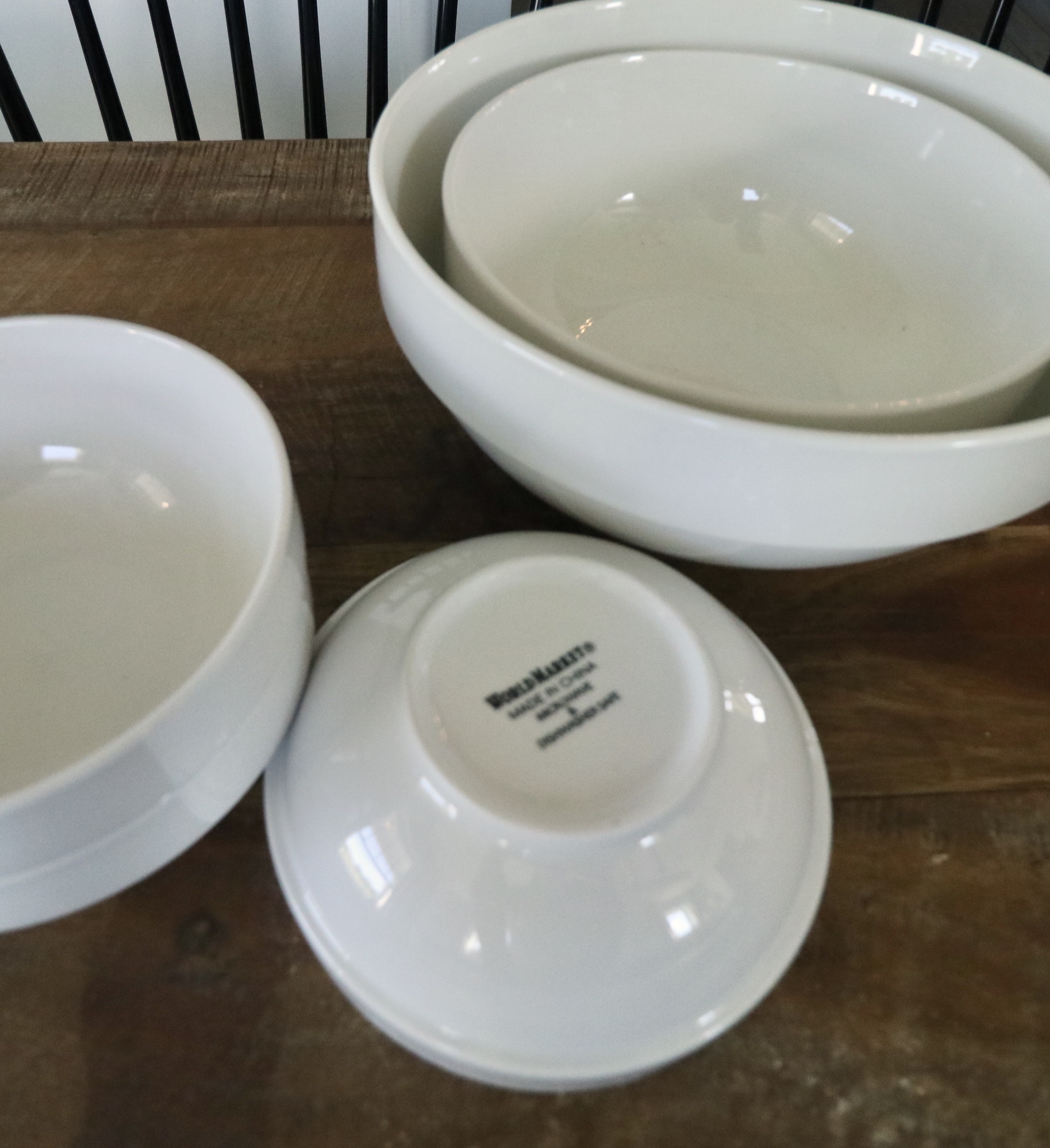 Pottery Barn "Mason" Stoneware, World Market Ceramic Dinnerware and More