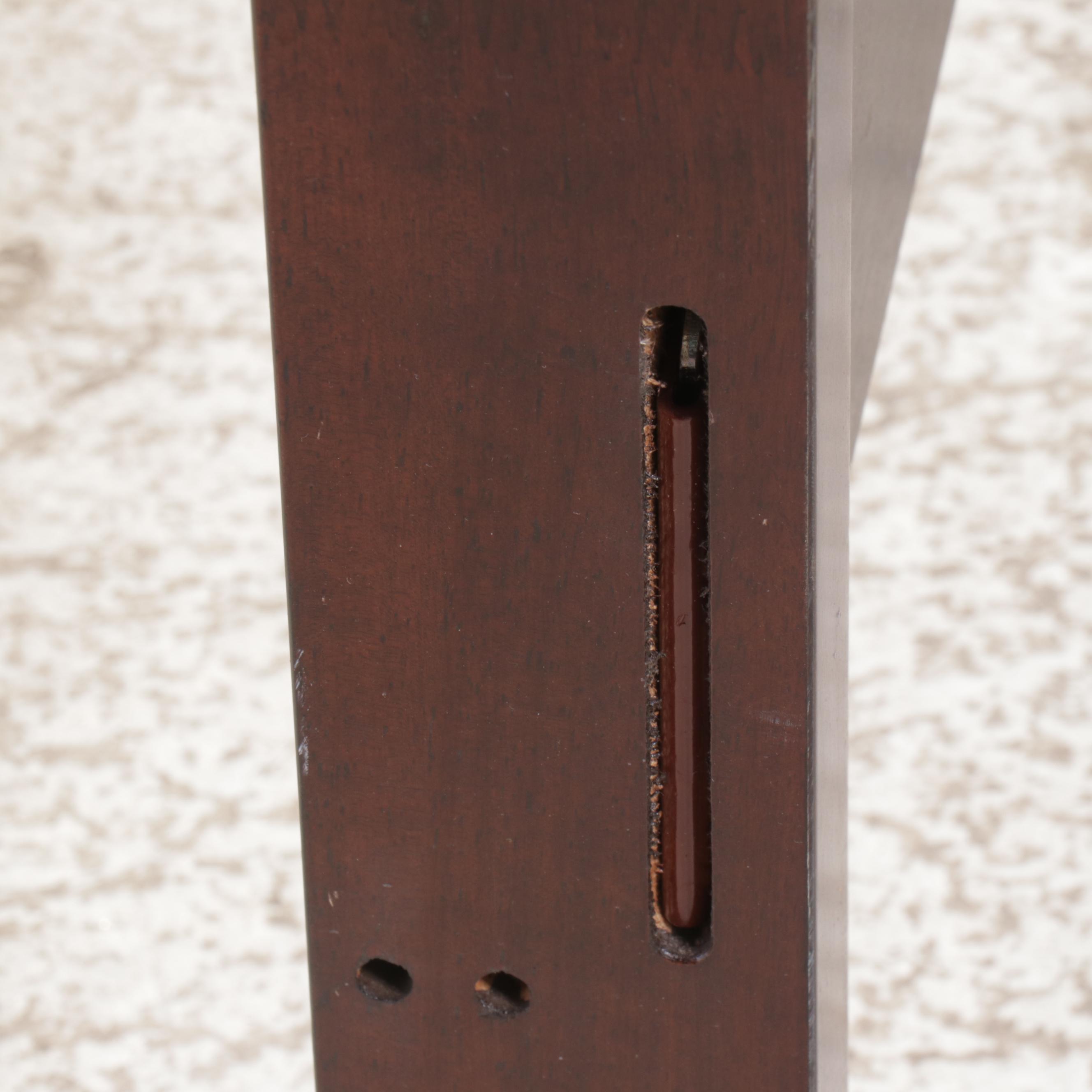 Lifestyle Furniture Contemporary Mahogany Finish Full Size Bed Frame, 2018