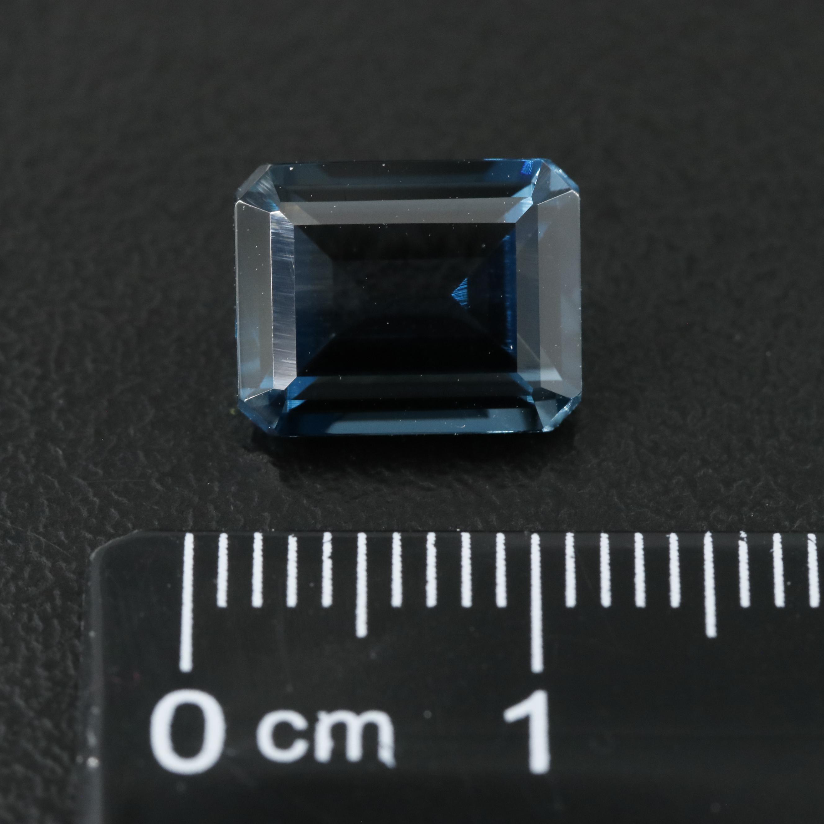 Loose 8.42 CTW Matched Pair of London Blue Topazes