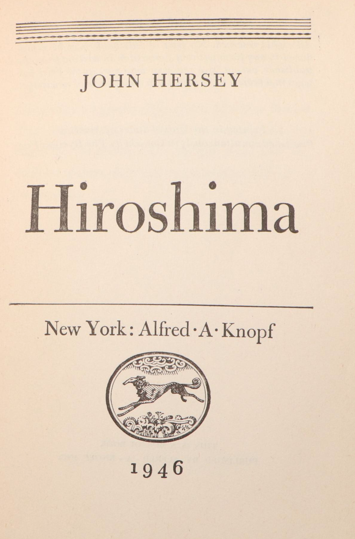"Hiroshima," "The Gathering Storm," and More Vintage Nonfiction Books