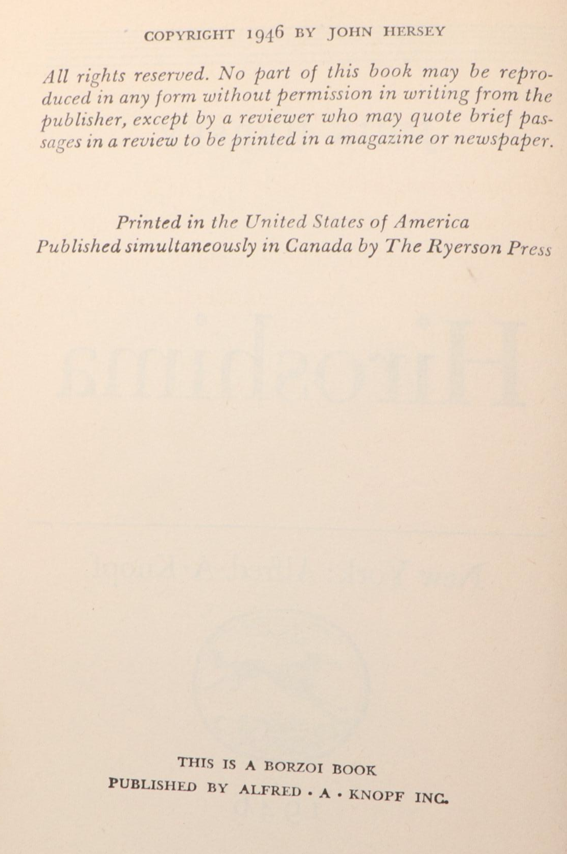 "Hiroshima," "The Gathering Storm," and More Vintage Nonfiction Books