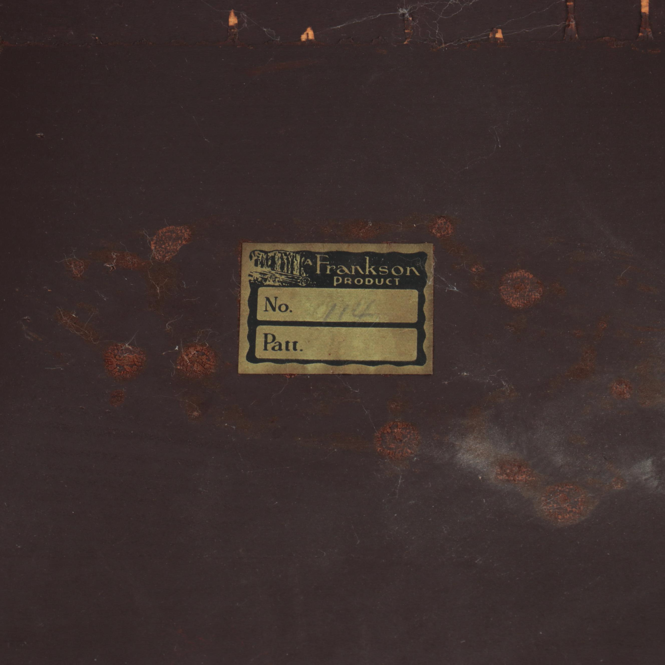 Jacobean Style Walnut Finish End Tables, 1930s