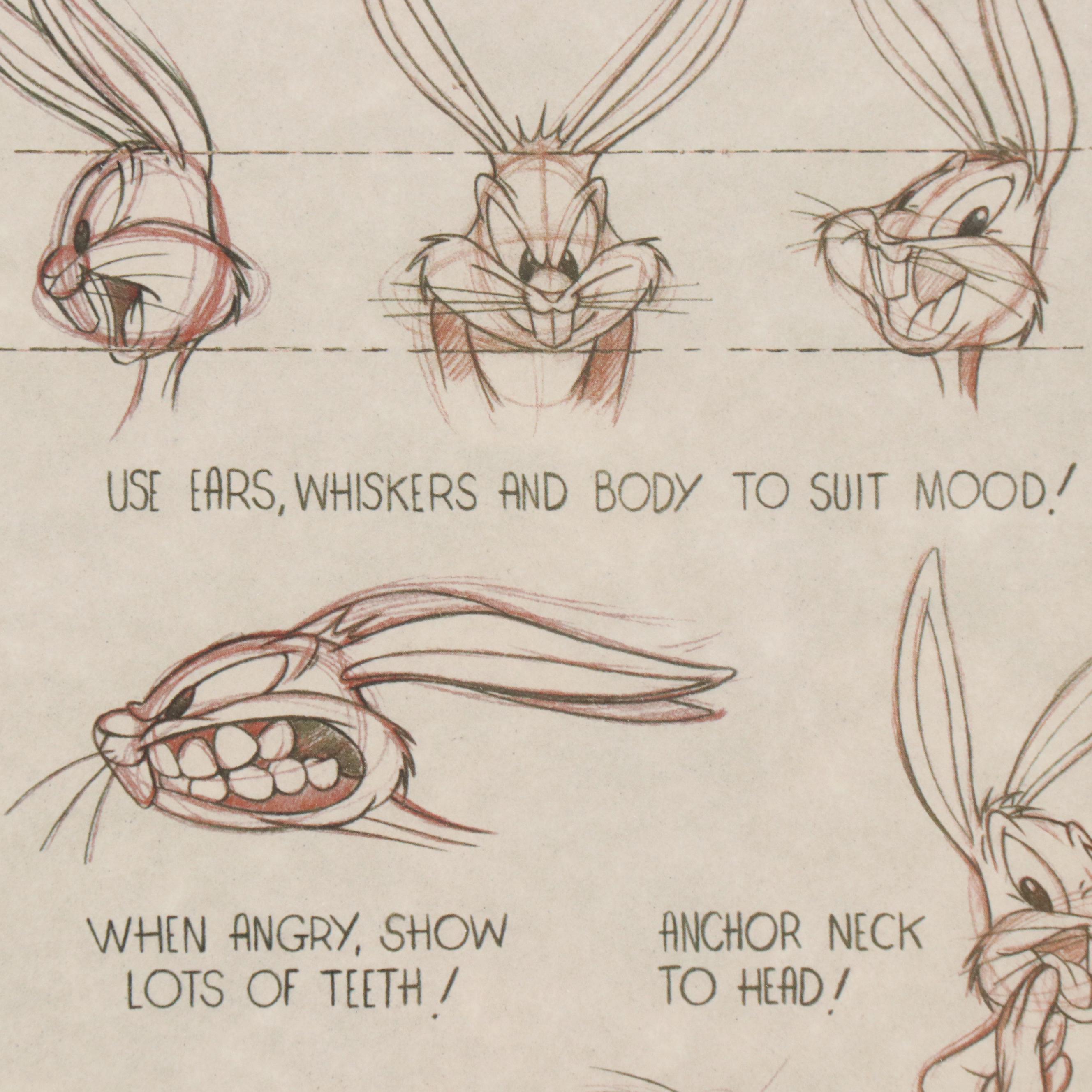 Lumicel "Bugs Bunny" Hand-Painted Cel Over Offset Lithograph