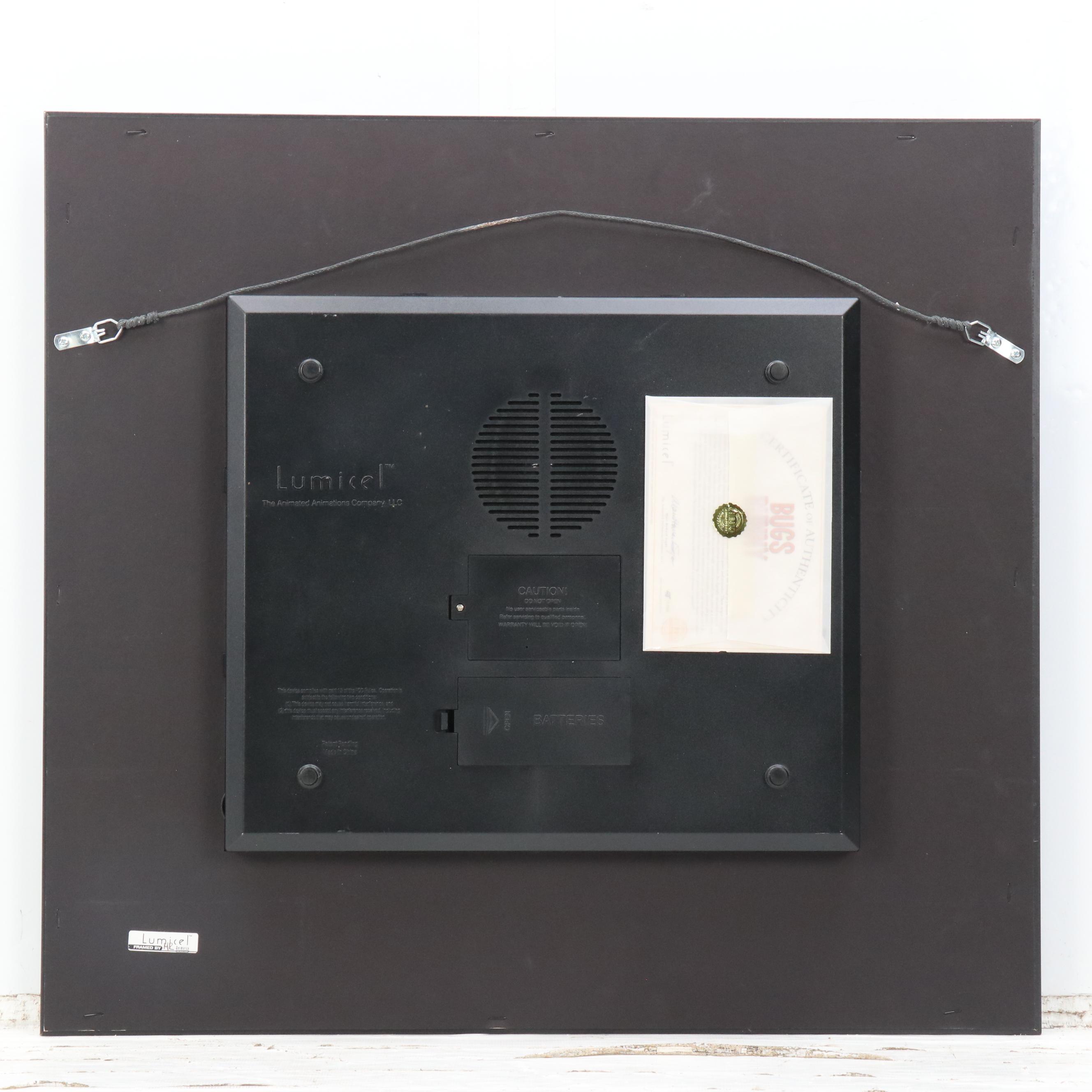 Lumicel "Bugs Bunny" Hand-Painted Cel Over Offset Lithograph