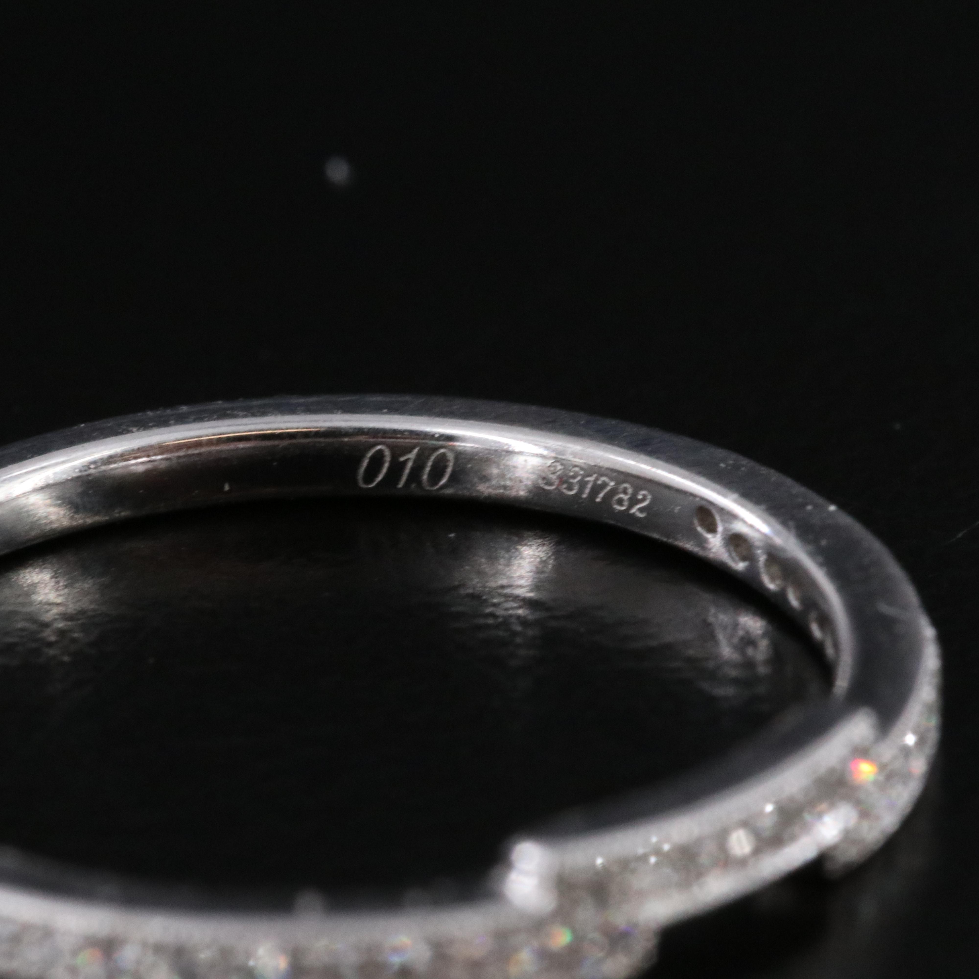 18K Simon G. Diamond Semi-Mounting Ring Set and Platinum Diamond Ring