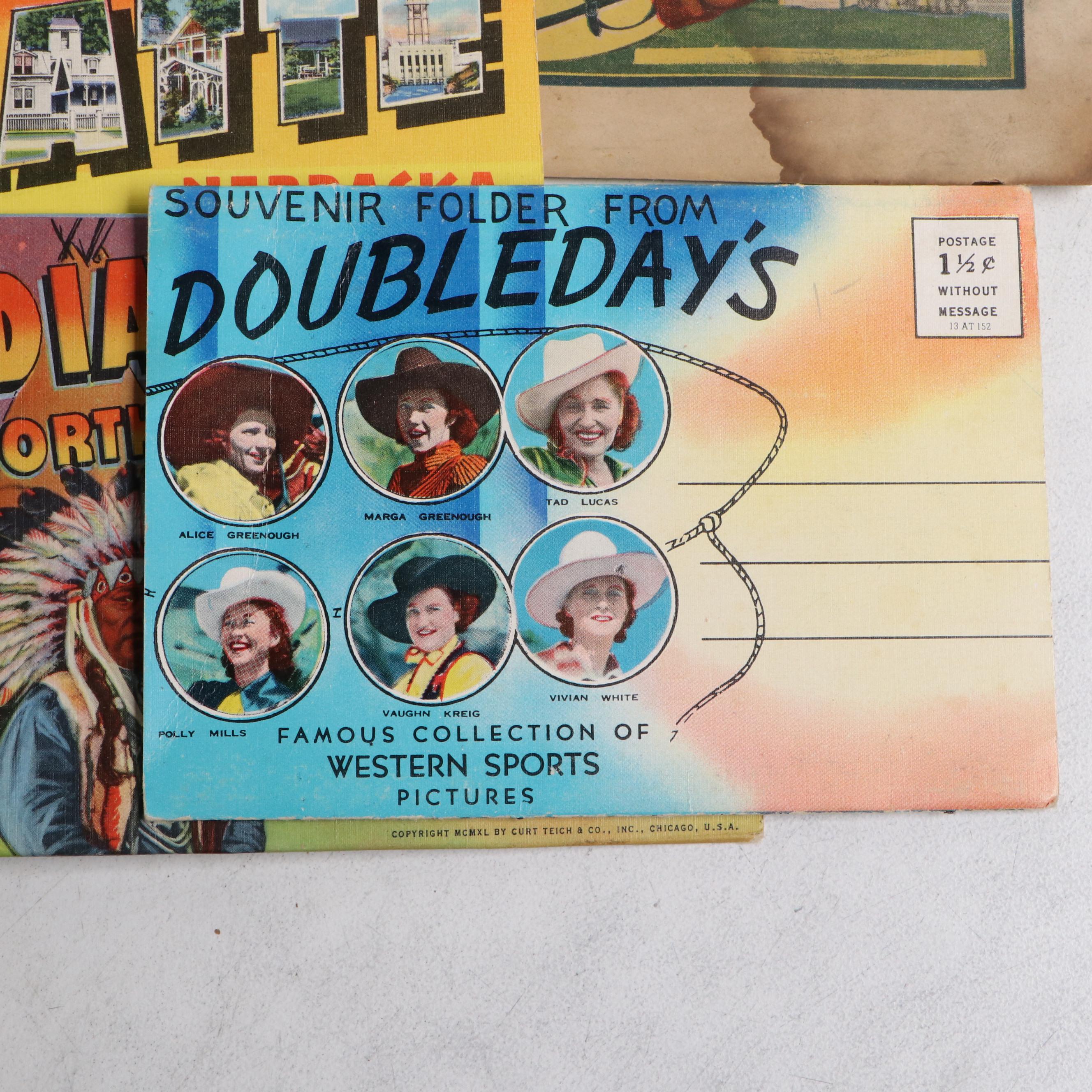 "Buffalo Bill" with Other Western Book, Sheet Music, Postcards and More