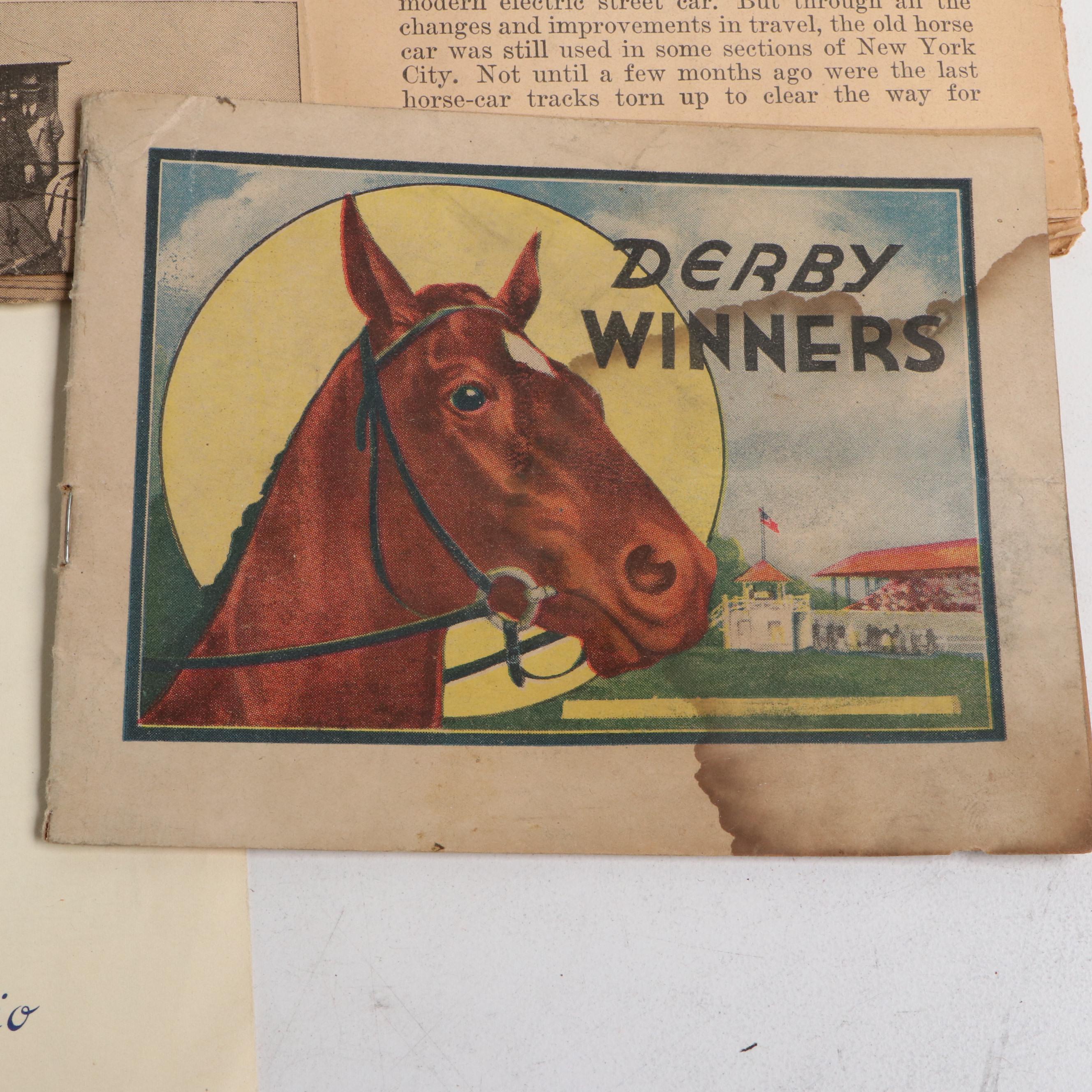 "Buffalo Bill" with Other Western Book, Sheet Music, Postcards and More