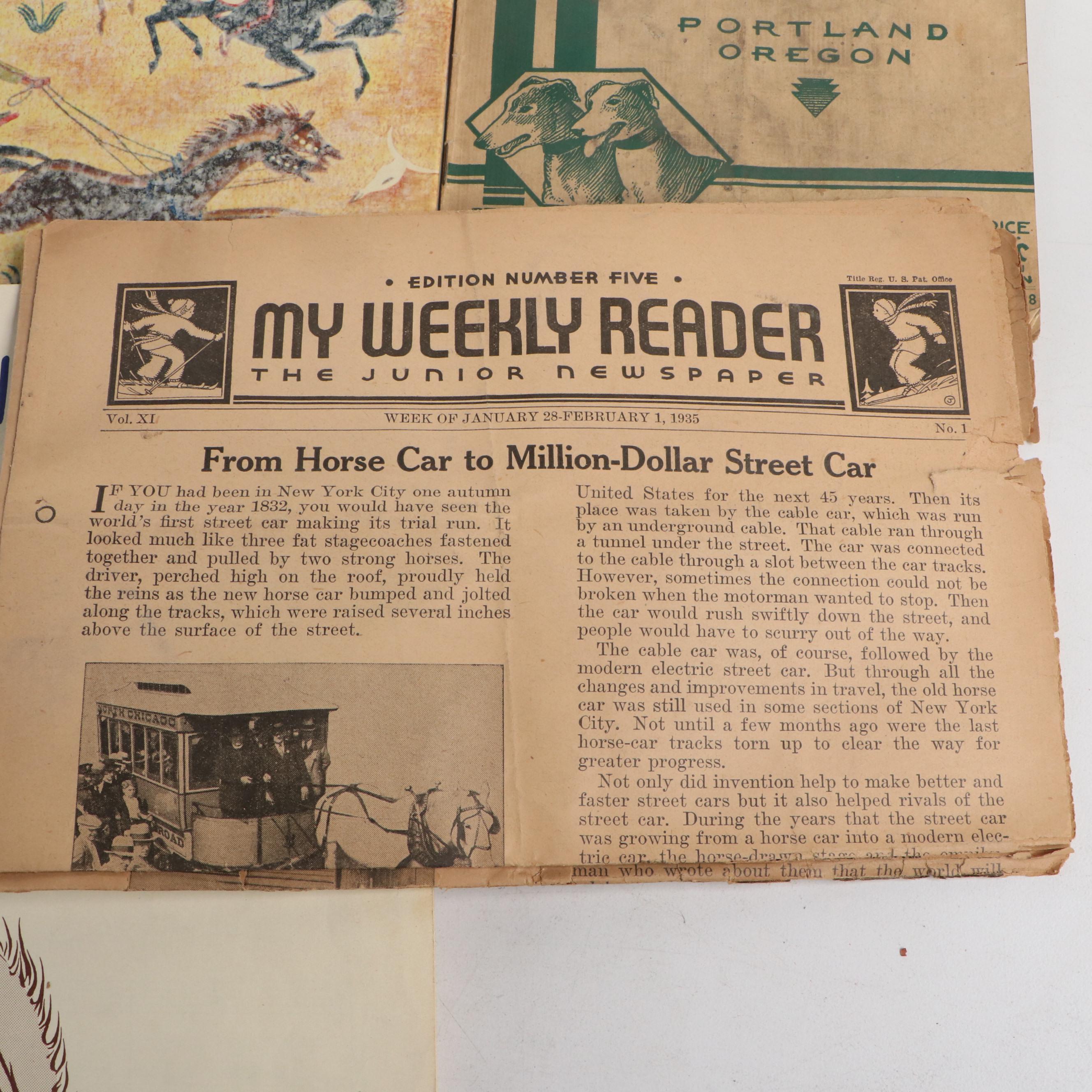 "Buffalo Bill" with Other Western Book, Sheet Music, Postcards and More