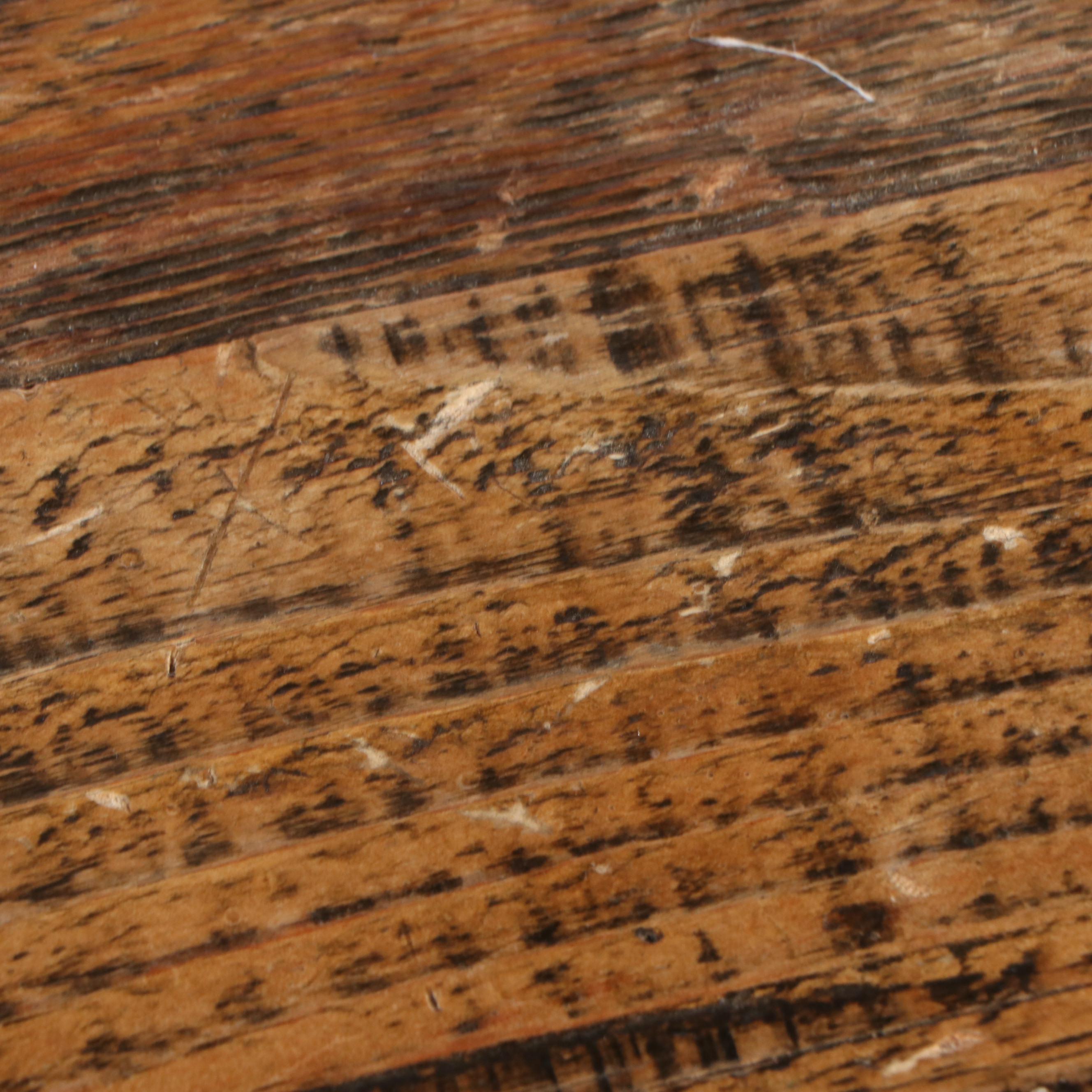 Contemporary Wood Plank Coffee Table