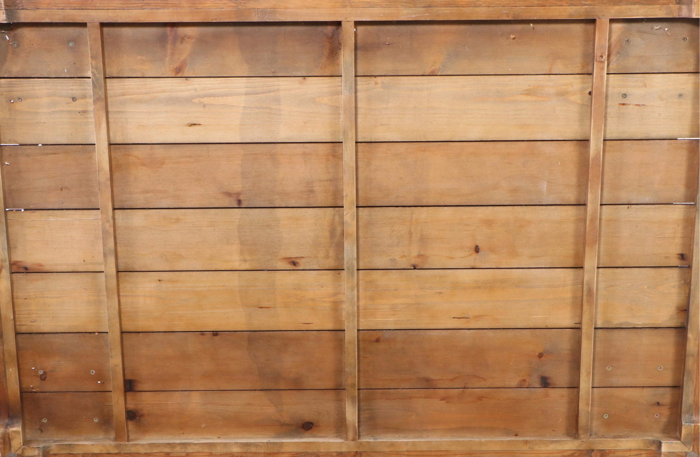 Contemporary Wood Plank Coffee Table