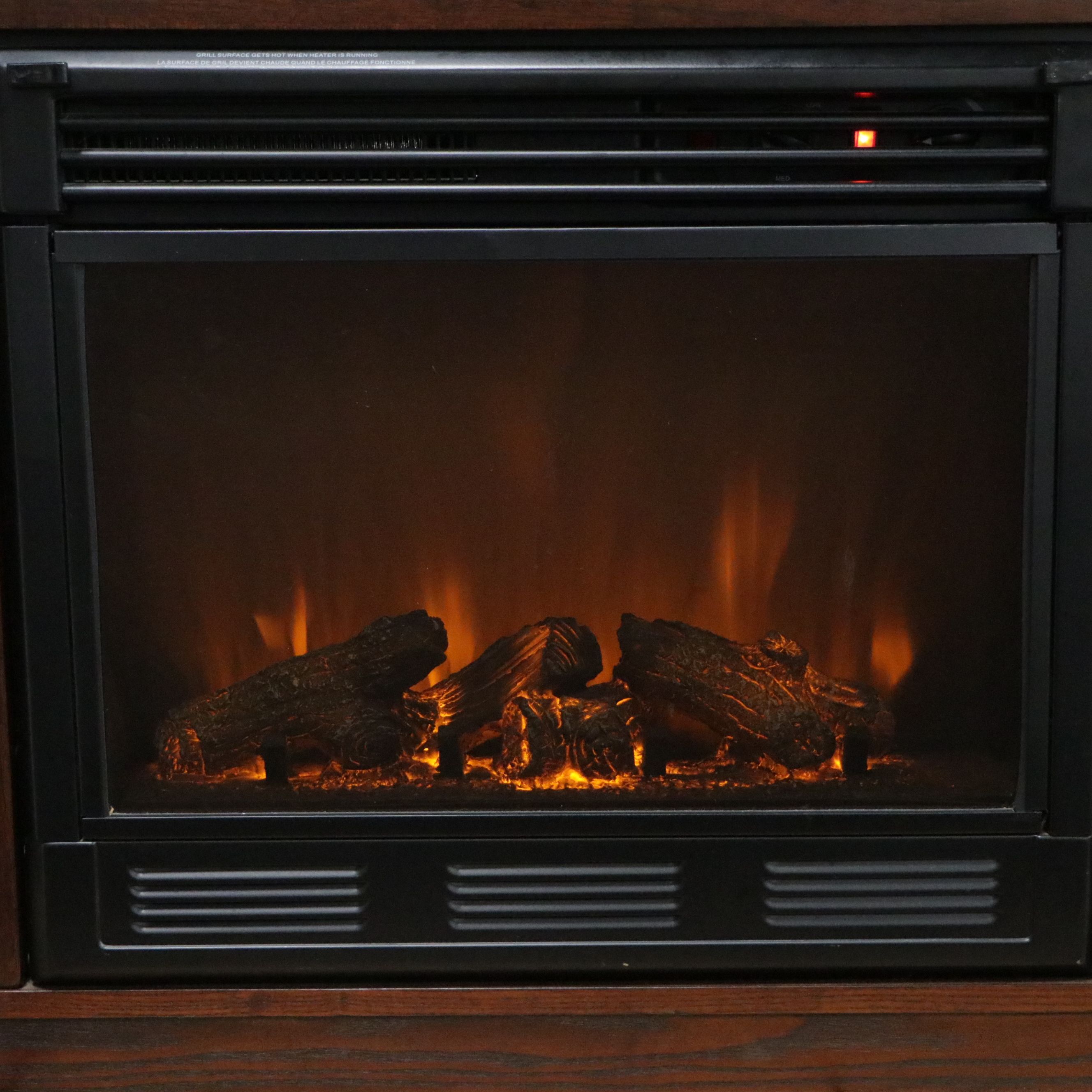 Narita Media Console With Electric Fireplace, 2011