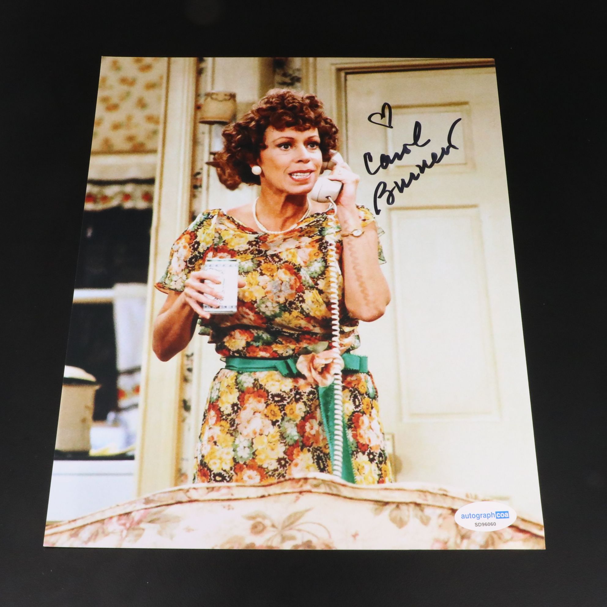 Carl Burnett Signed TV Show Print