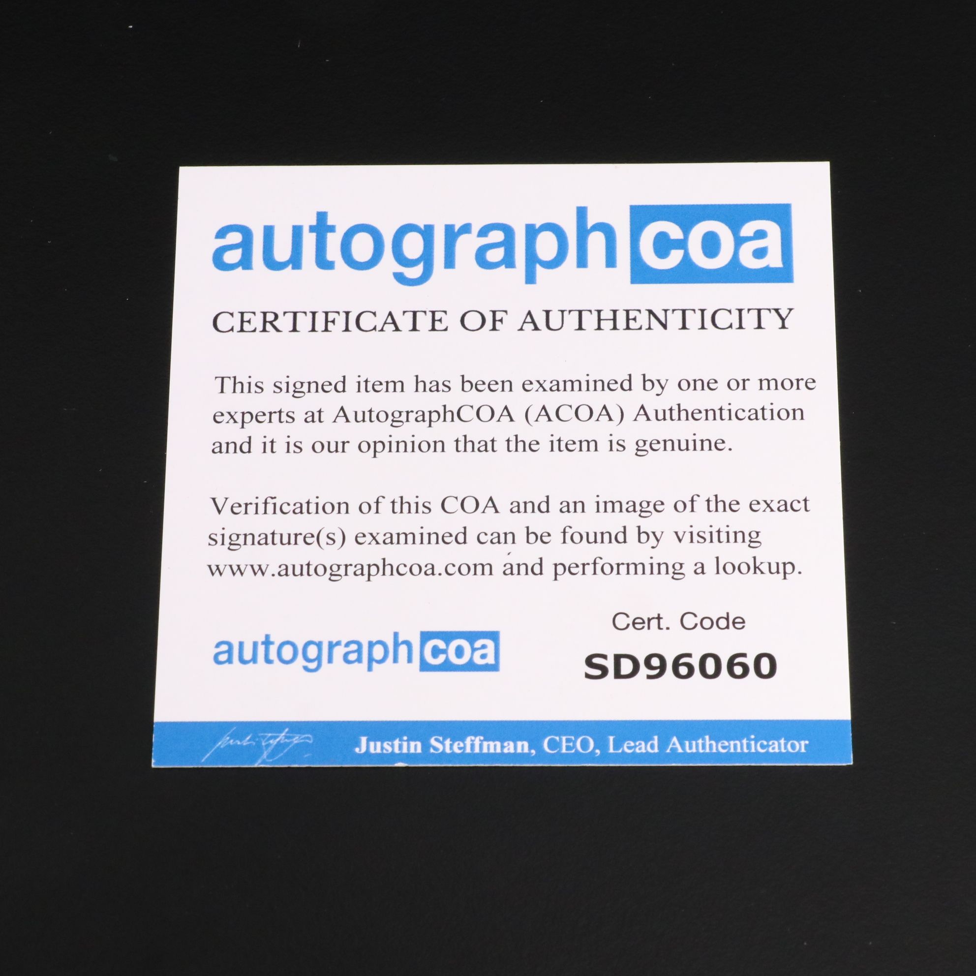 Carl Burnett Signed TV Show Print