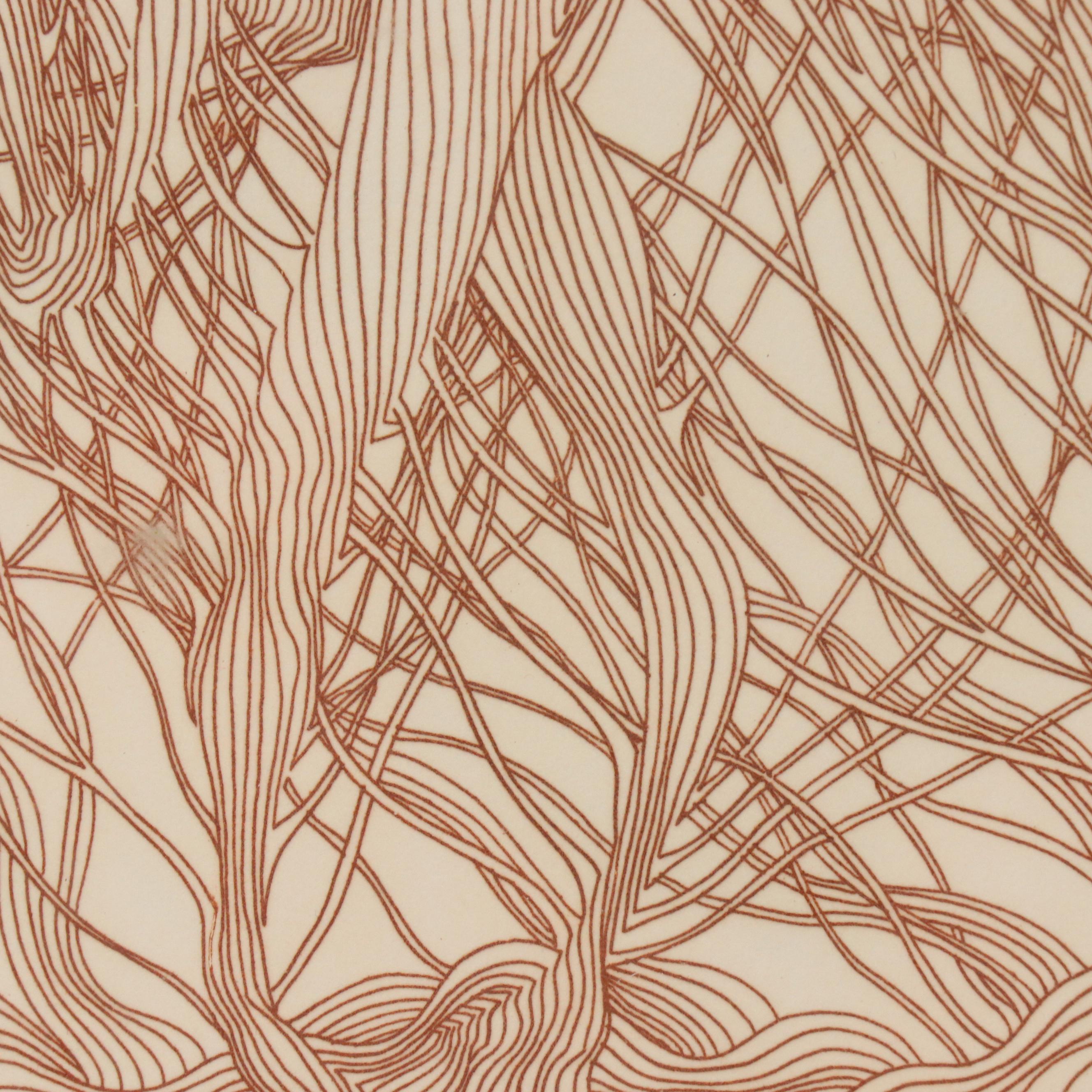 Guillame Azoulay Etching "Gracilistyla," Late 20th C.