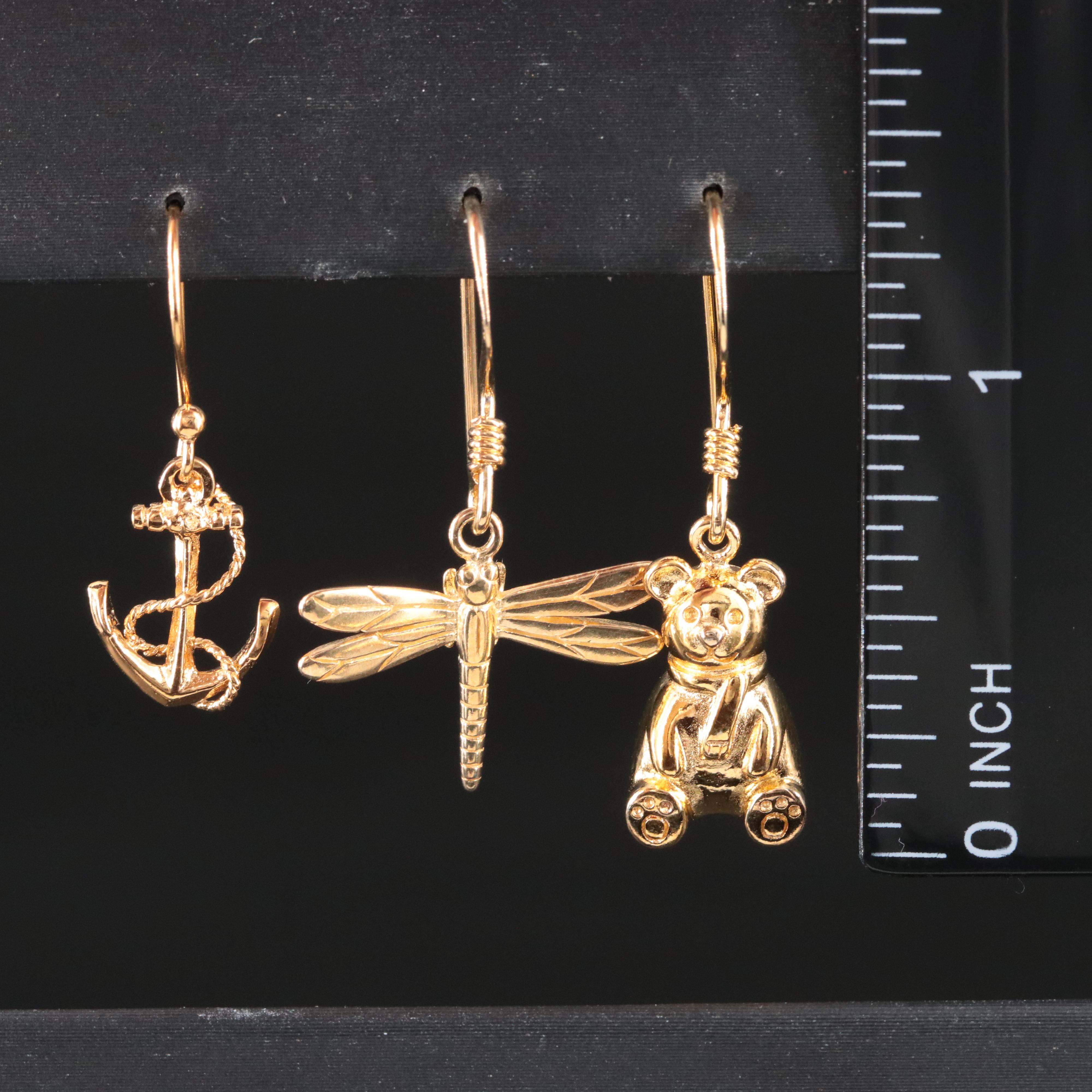 Sterling Anchors, Animals and Butterfly Earring Collection