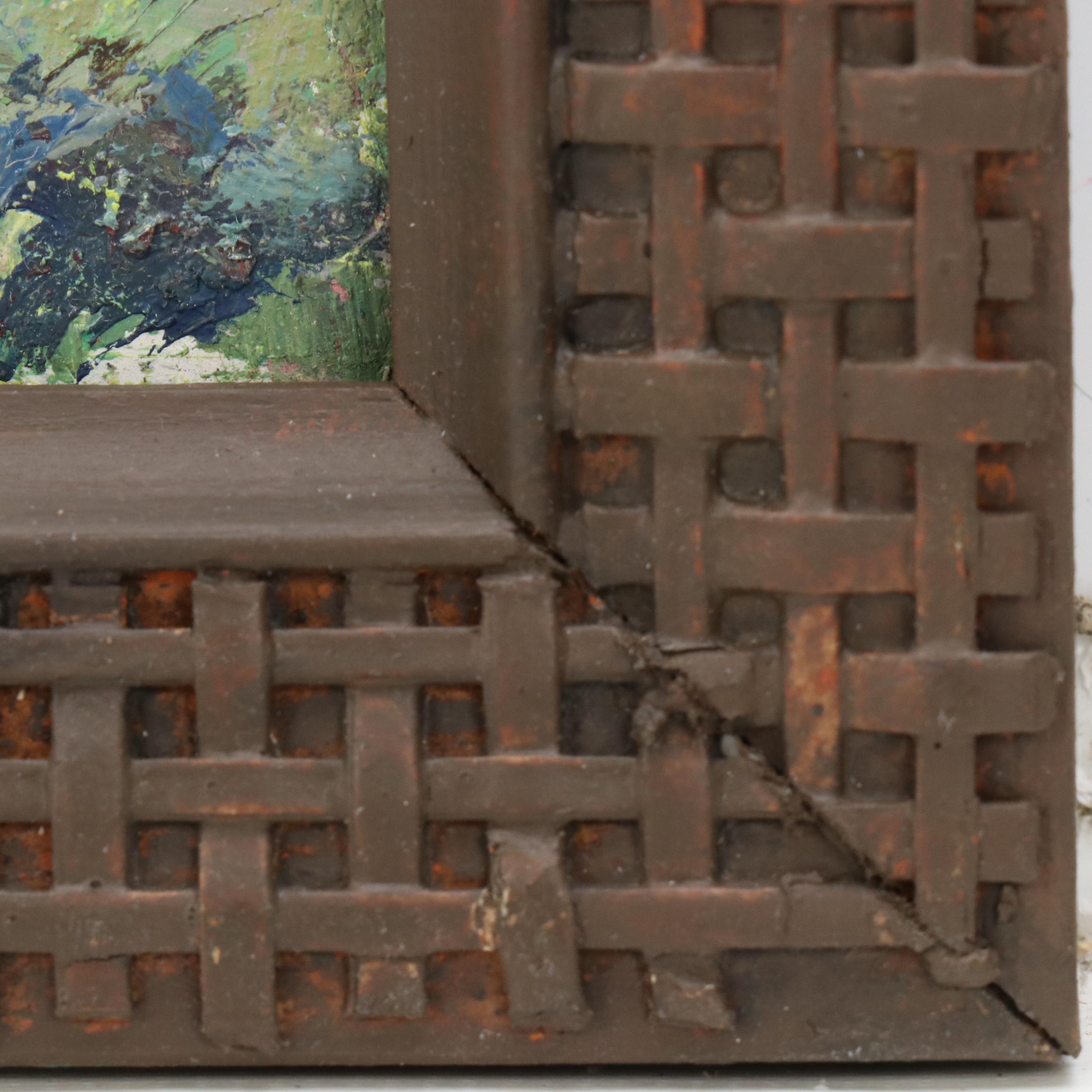 Kevin Kasik Oil Painting "Nature Trail Windy Day," 2025