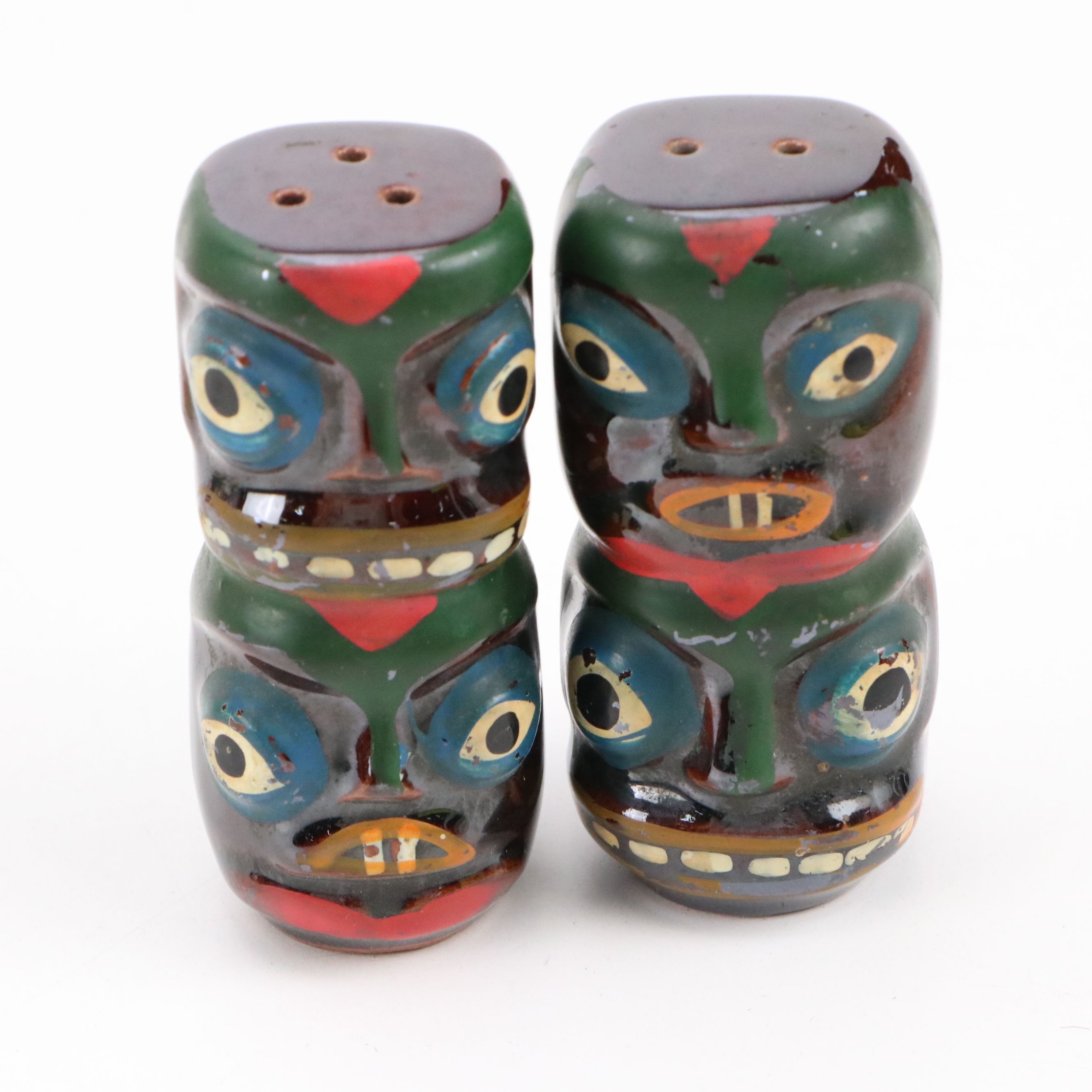 Western and Travel Ceramic Salt and Pepper Shakers