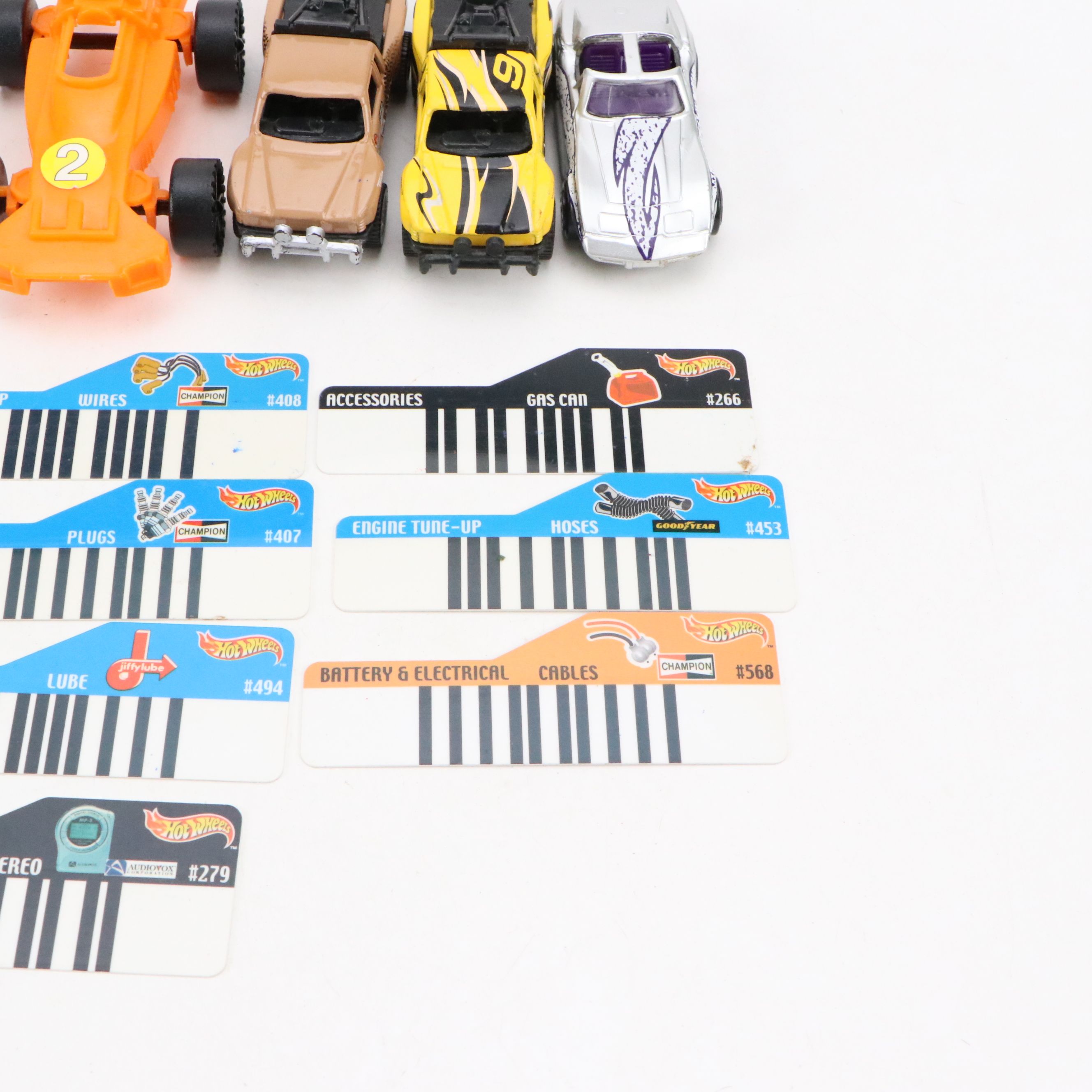 Playmobil, Matchbox, and Hot Wheels Play Vehicles and Cards